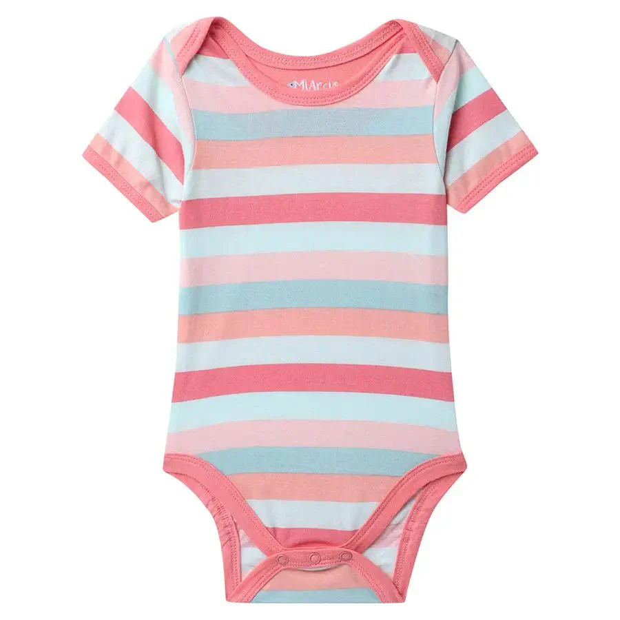 Whale Print Baby Boy Romper (Pack Of 3) - Image 2