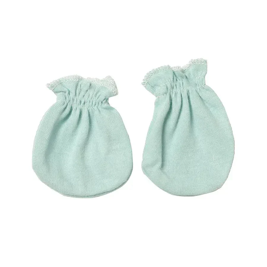 Whale Print Infant Cap & Mitten Set (Set Of 3) - Image 8