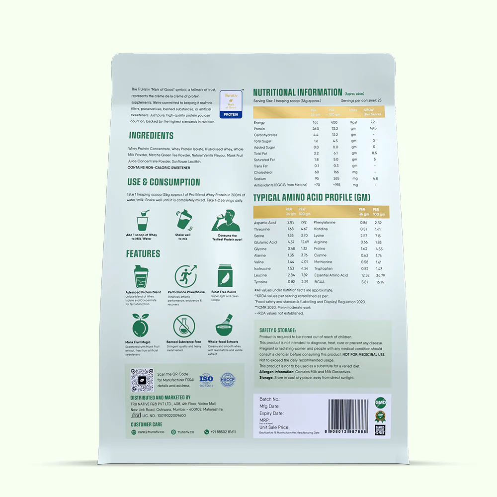 WHEY PROTEIN PRO BLEND | Matcha - Image 9