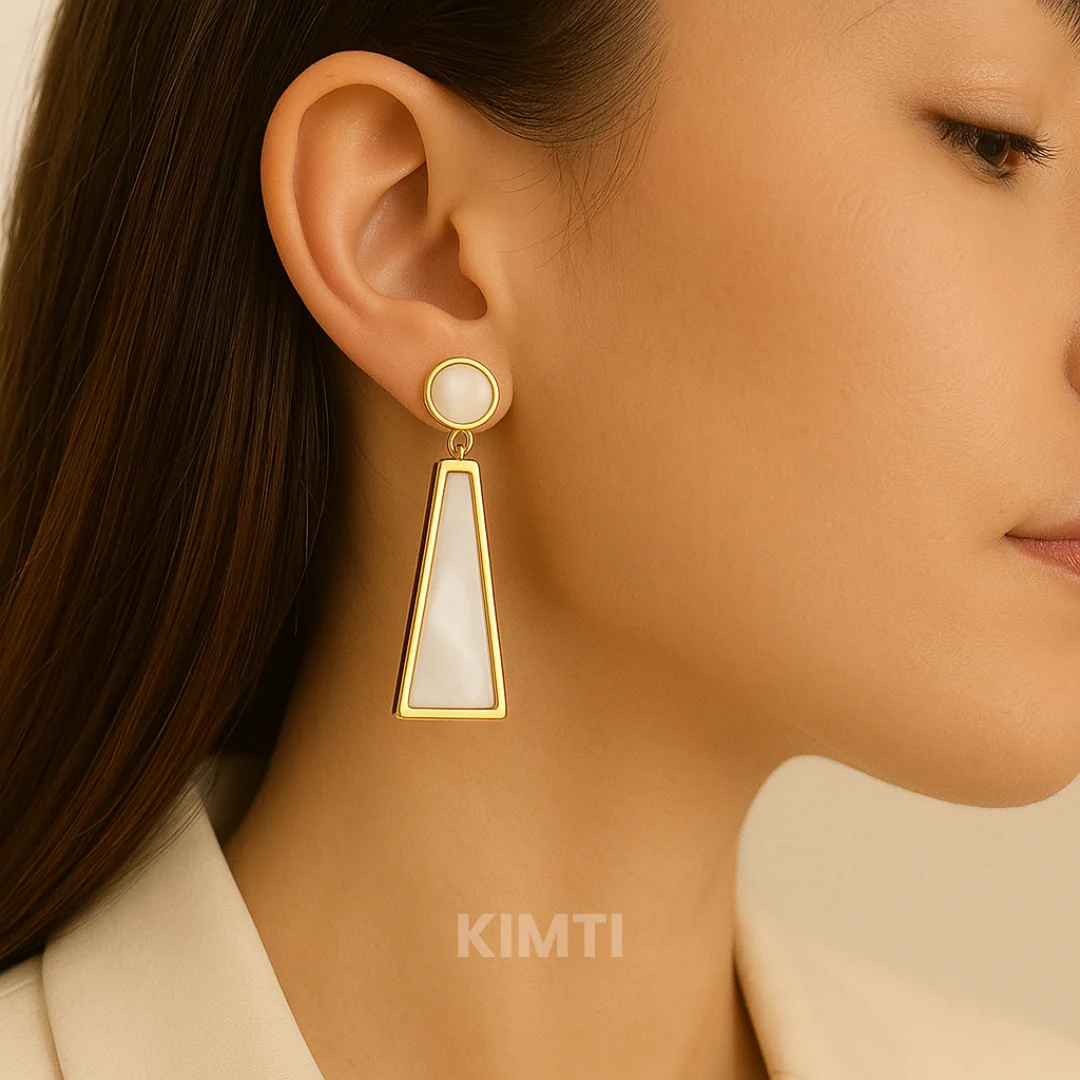 White Drop Earring — Buy Any 5 for Rs. 599 - Image 2