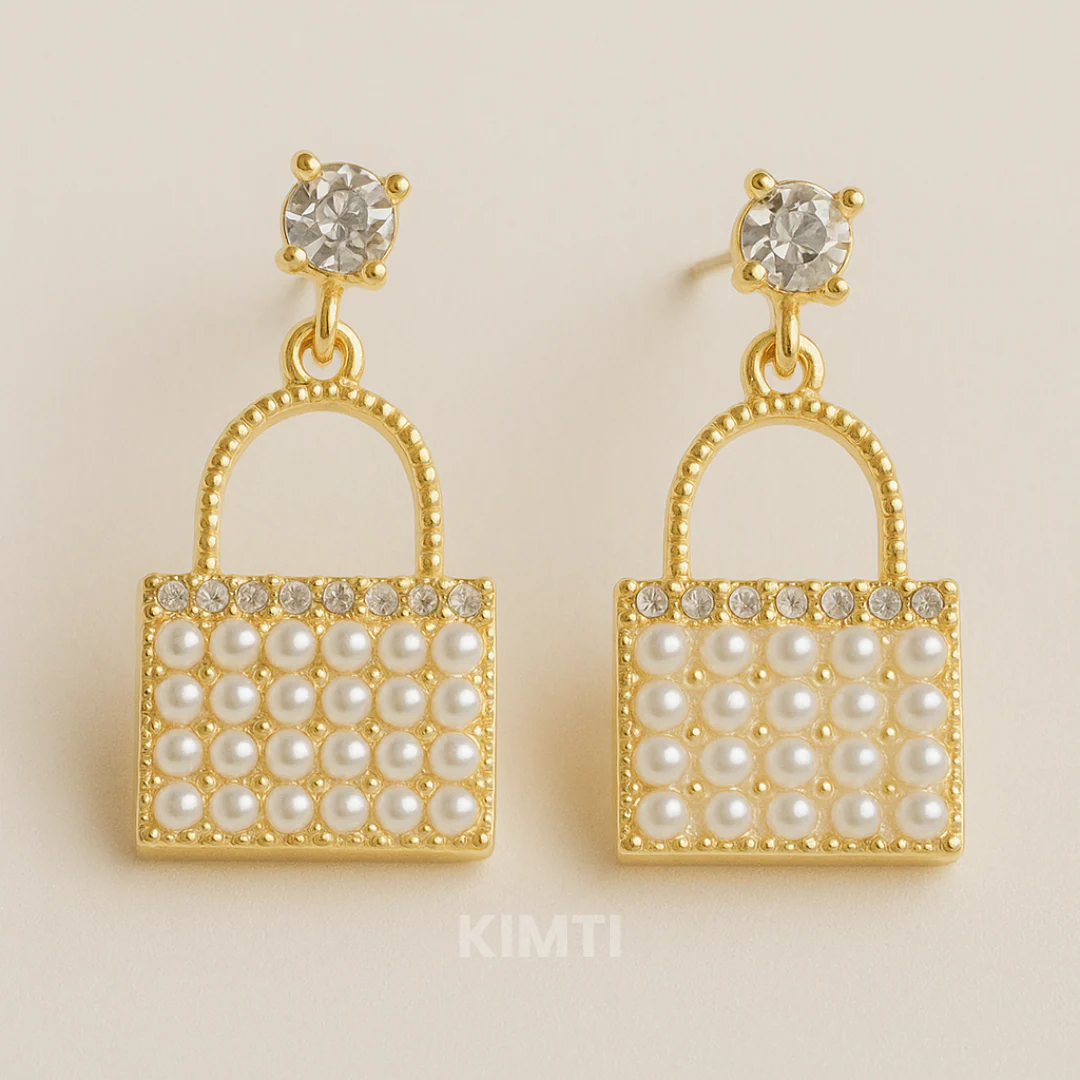 White Pearl Clutch Earrings — Buy Any 5 for Rs. 599