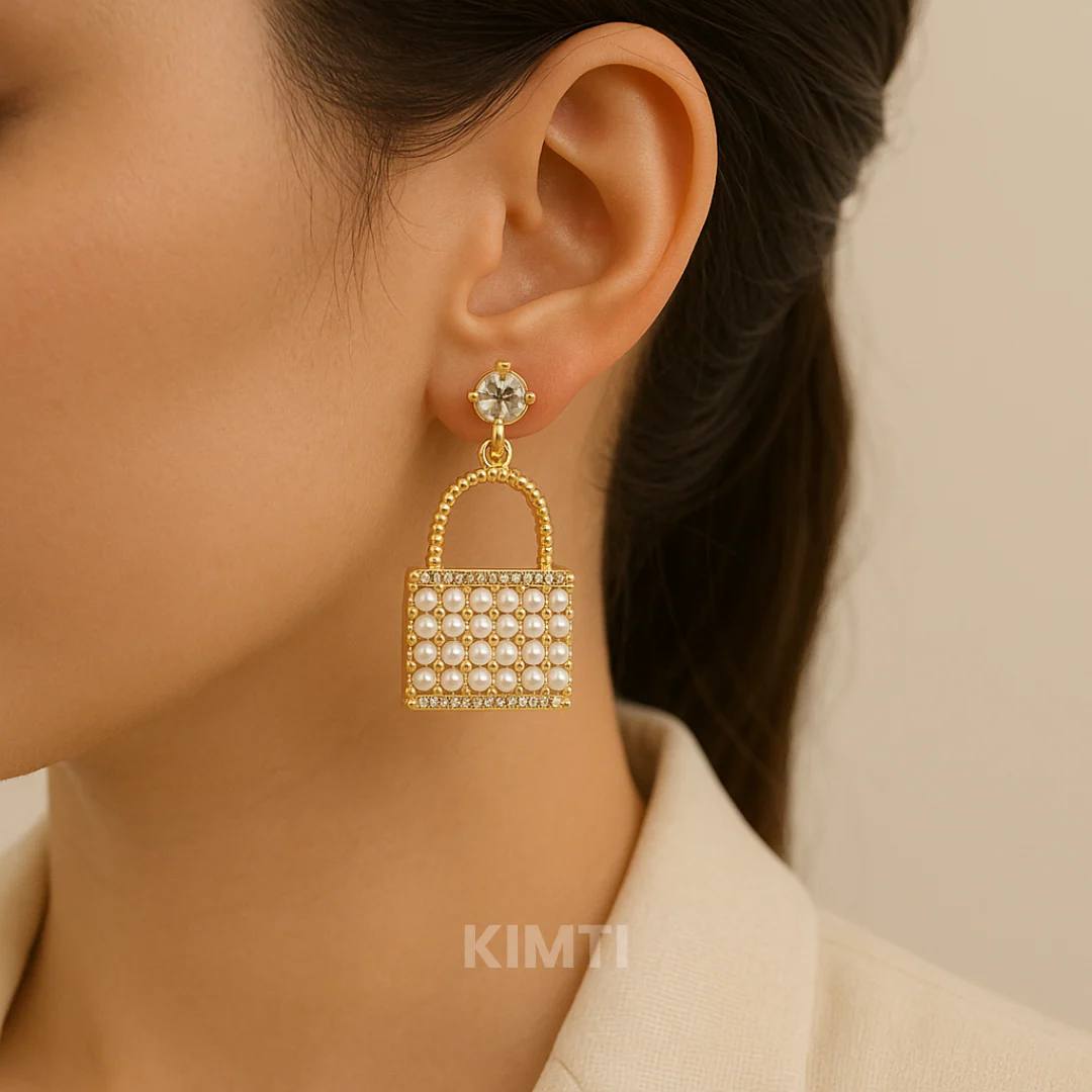 White Pearl Clutch Earrings — Buy Any 5 for Rs. 599 - Image 3