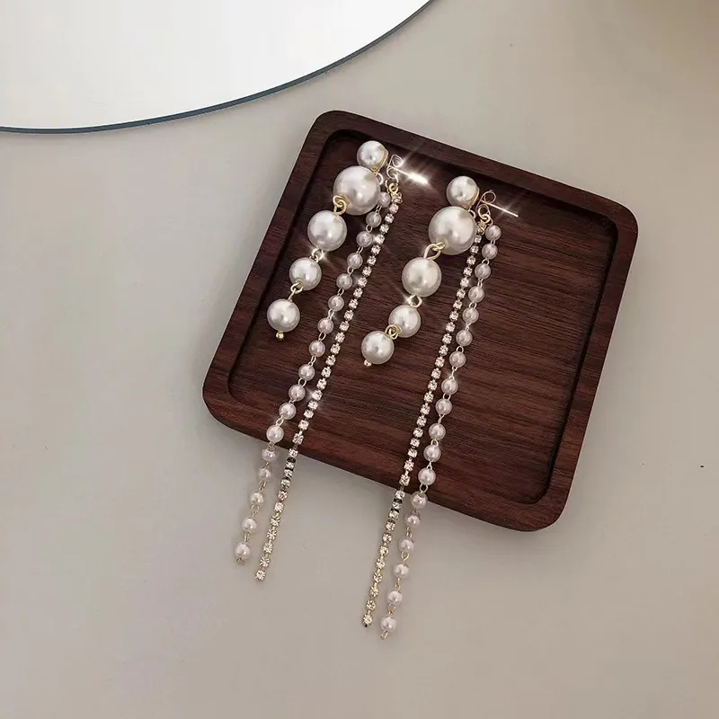 White Pearl Dangler Earring — Buy Any 5 for Rs. 599 - Image 7