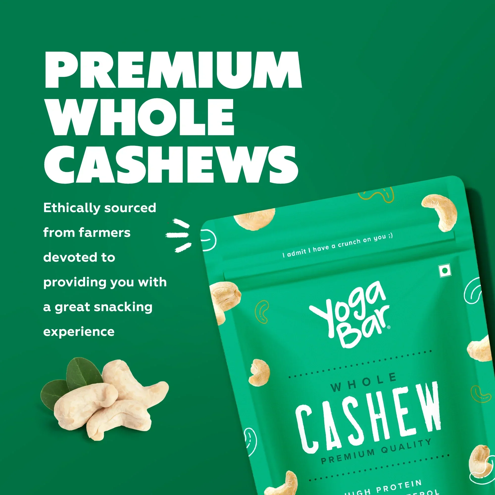 Whole Cashews 500g - Image 2