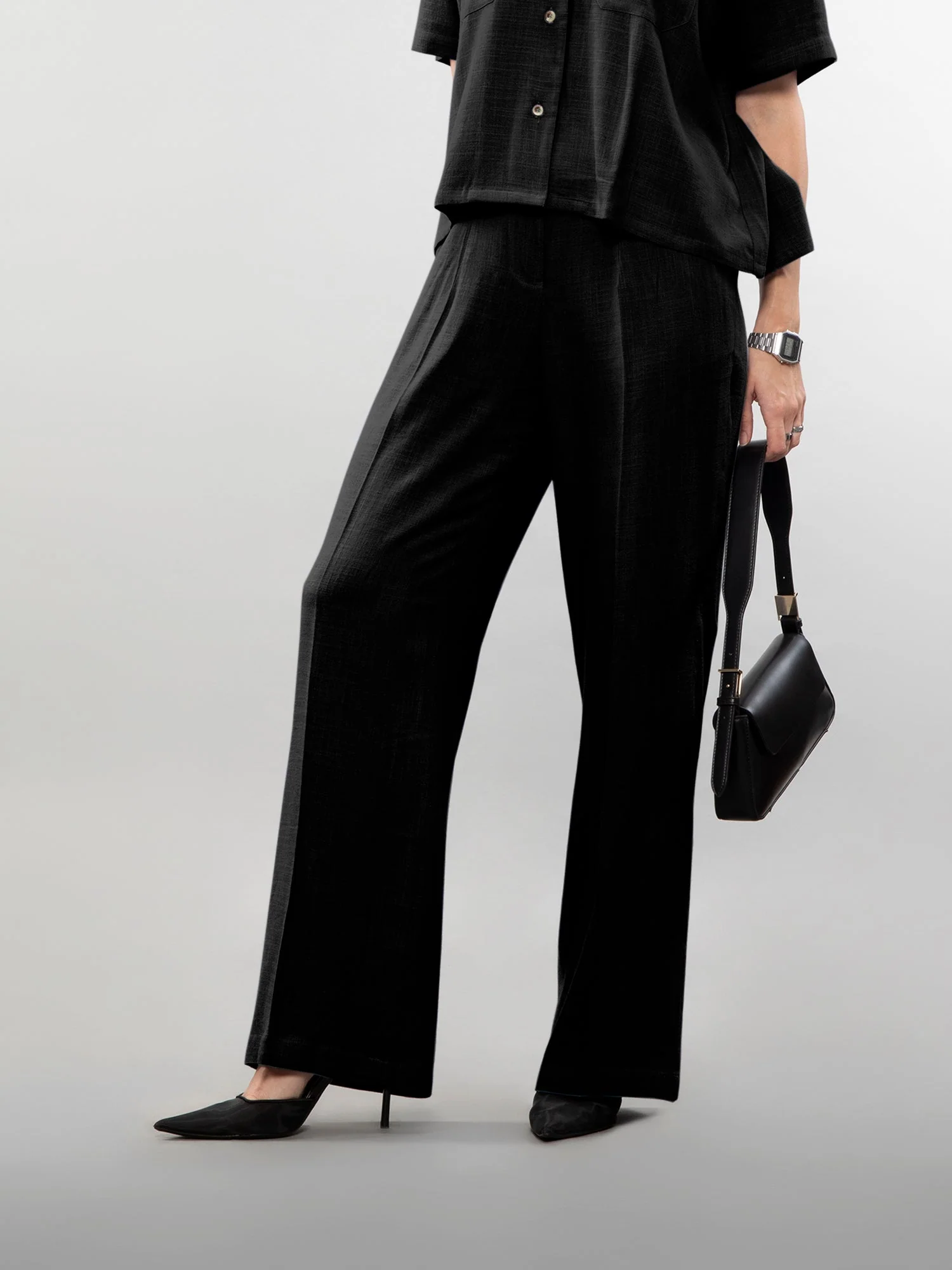 Wide-leg linen pants - Image 13