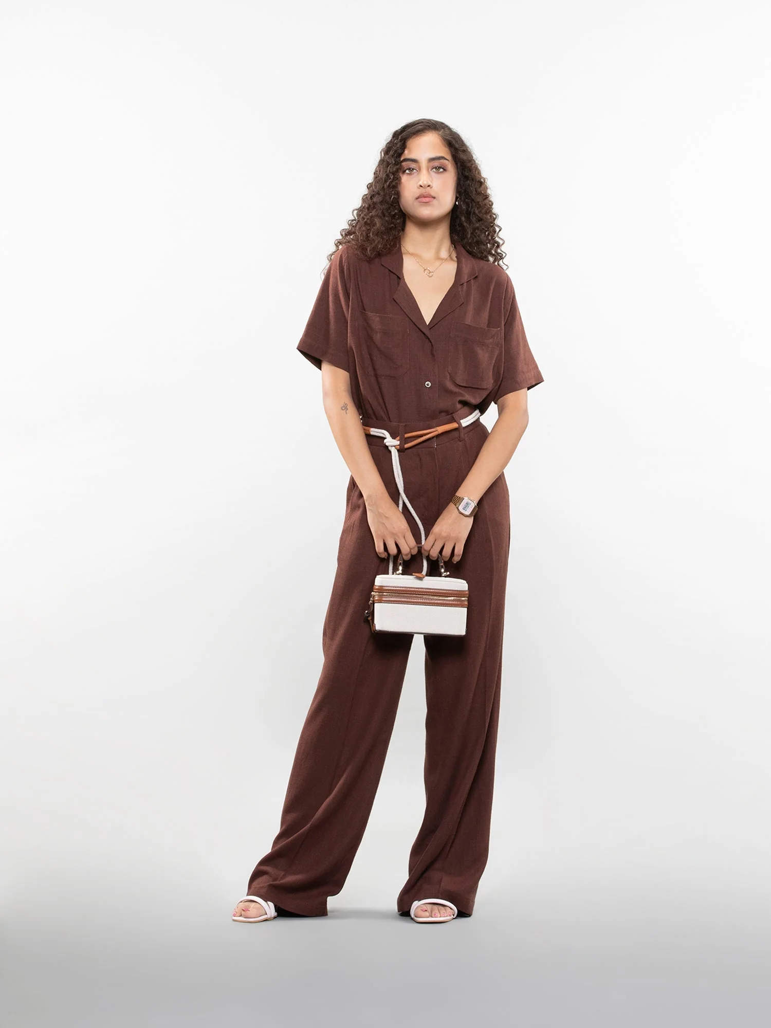 Wide-leg linen pants - Image 17