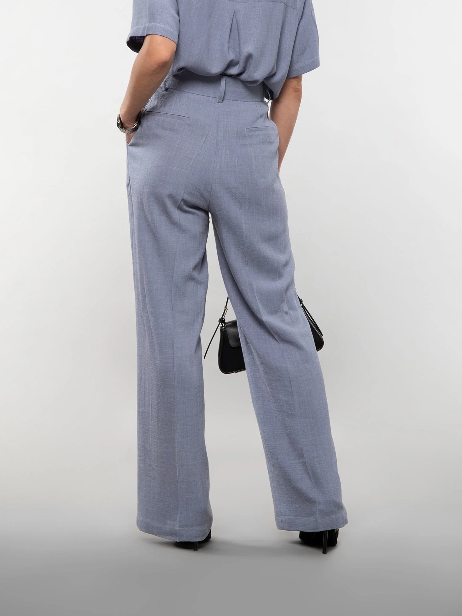 Wide-leg linen pants - Image 4