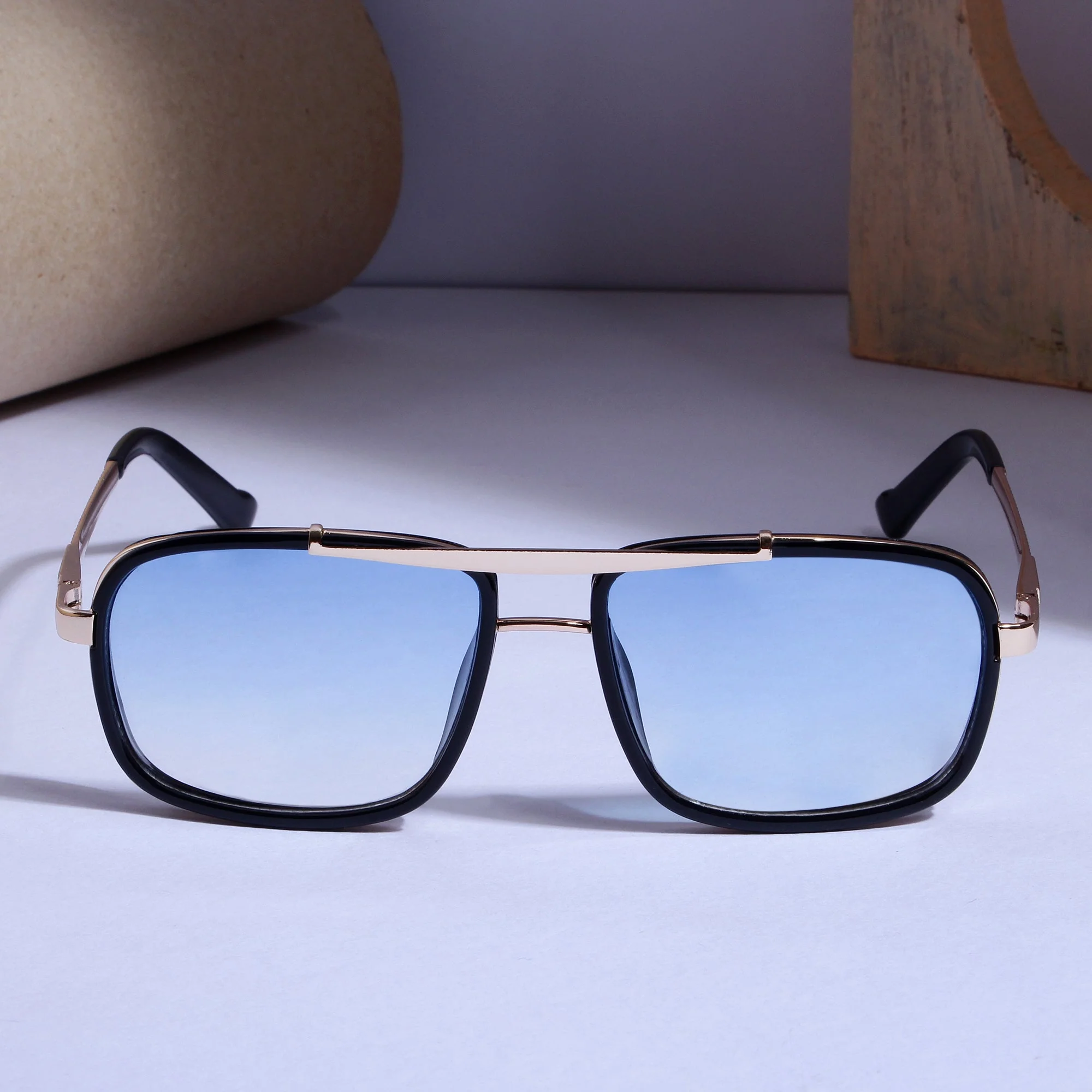 Wild Edition Gold Blue Sunglasses - Image 2
