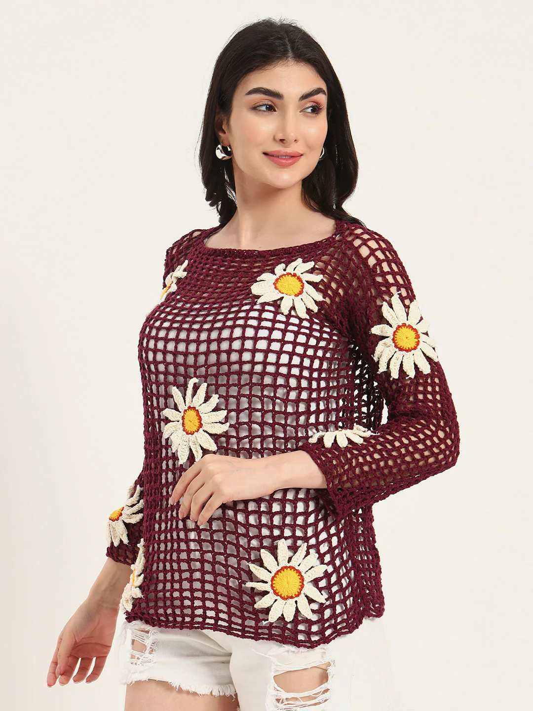 Willow Handmade F-Mesh Top - Image 3