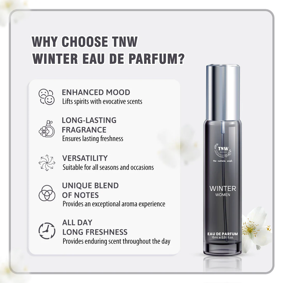Winter Eau De Parfum for a Warm, Sweet, & Vanilla-Like Fragrance. - Image 2