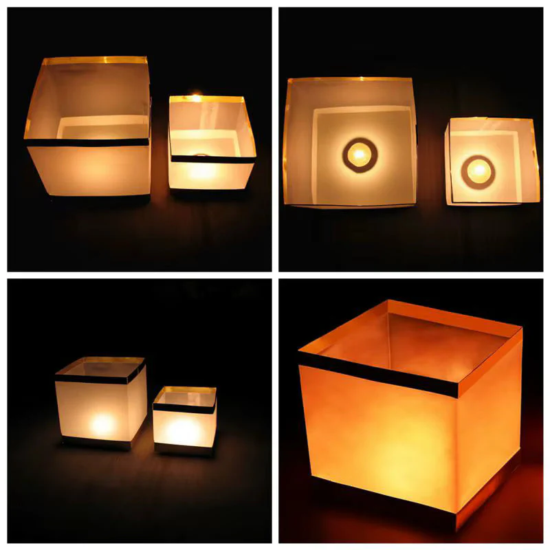 Wishing Chinese Floating Lanterns For Lake, Festival, Pool Decoration 5pcs/set - Image 3