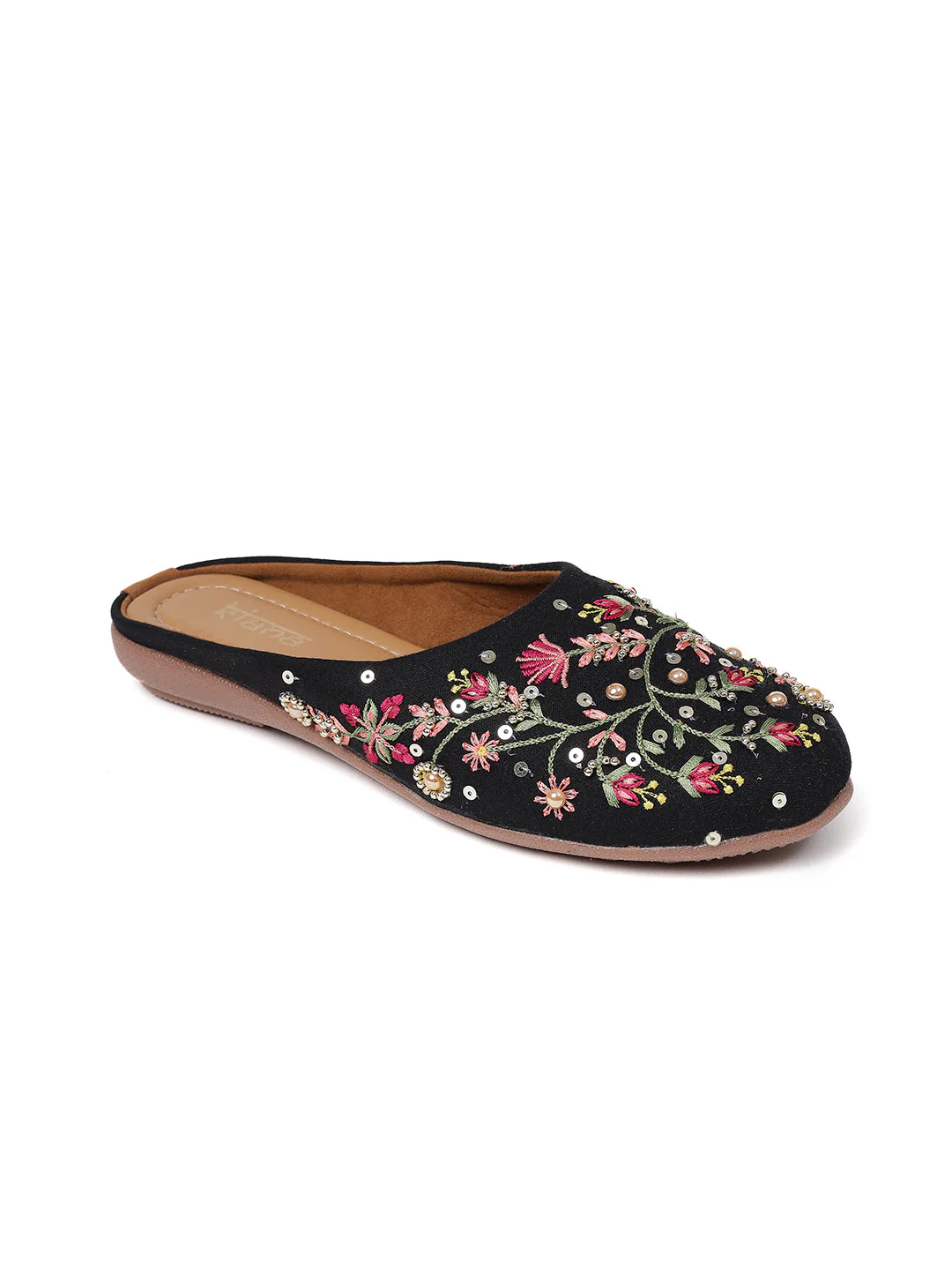 Women Embellished Mules Flats - Image 3