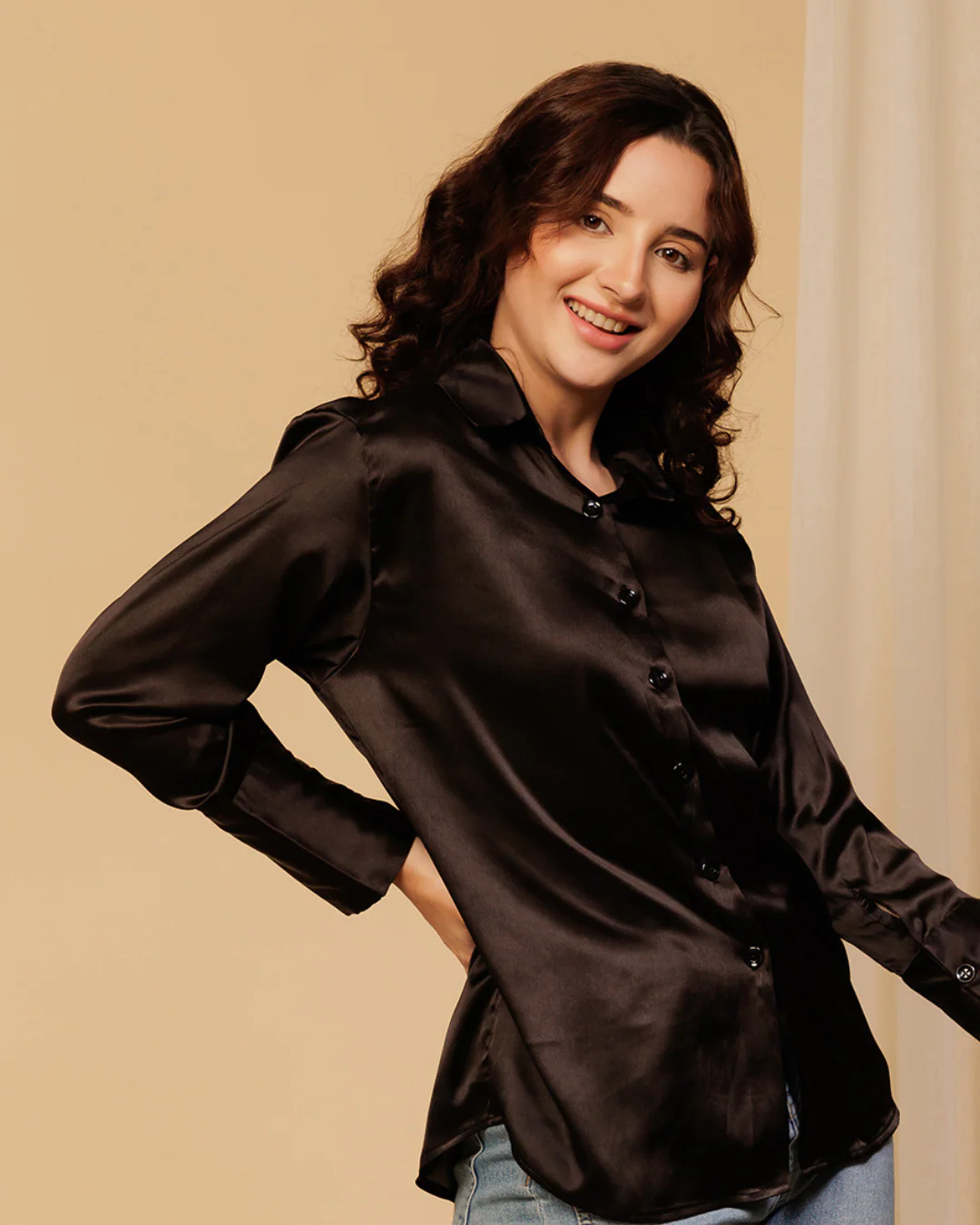 Women’s Satin Shirt – Sleek, Classy & Chic - Image 4