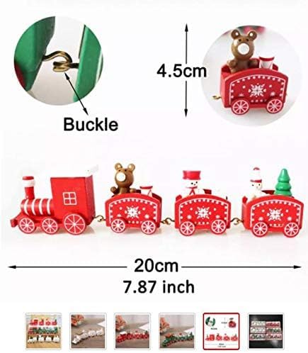 wooden Christmas train for decoration - Image 12
