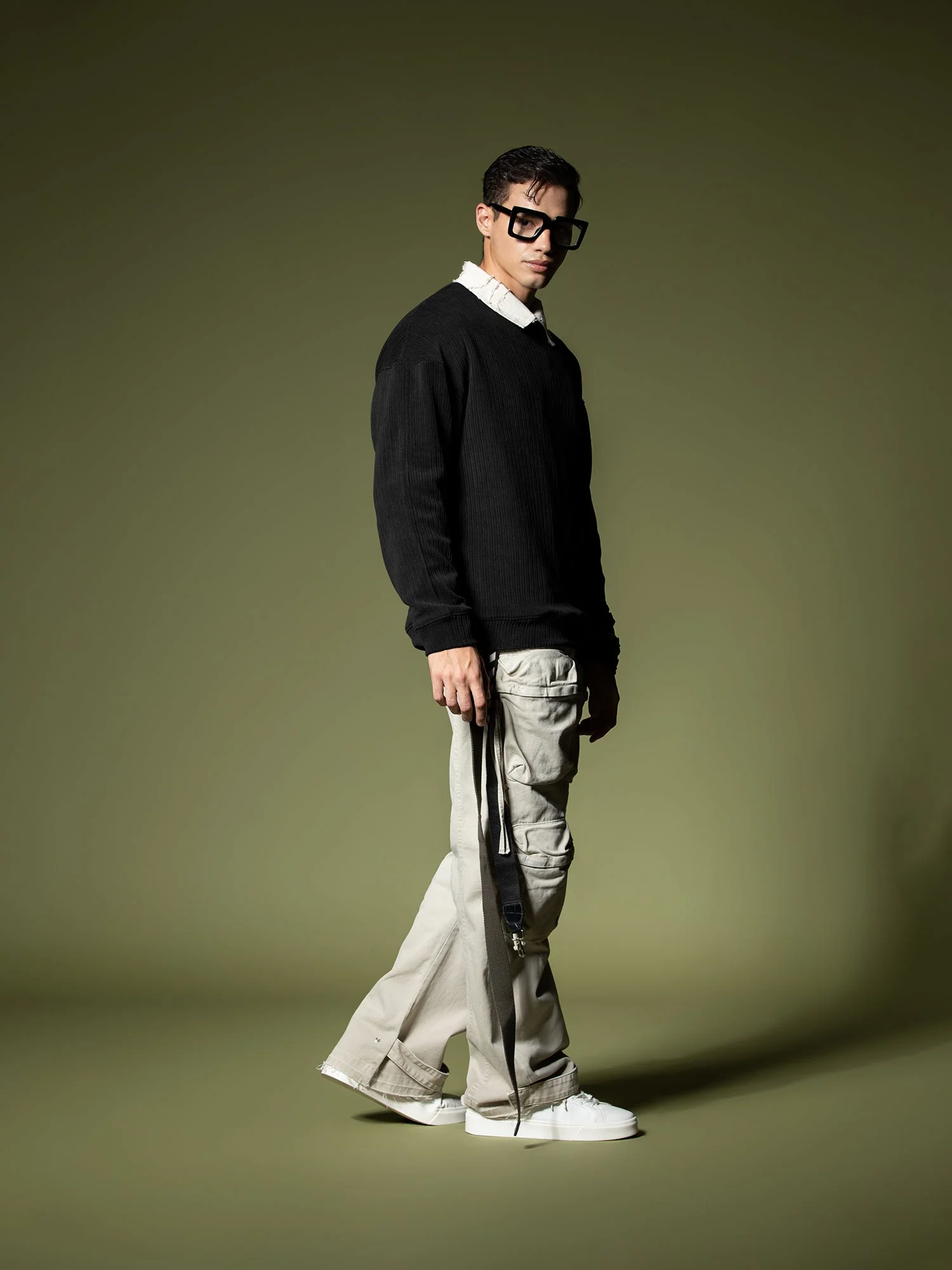 Woven texture sweatshirt - Image 32