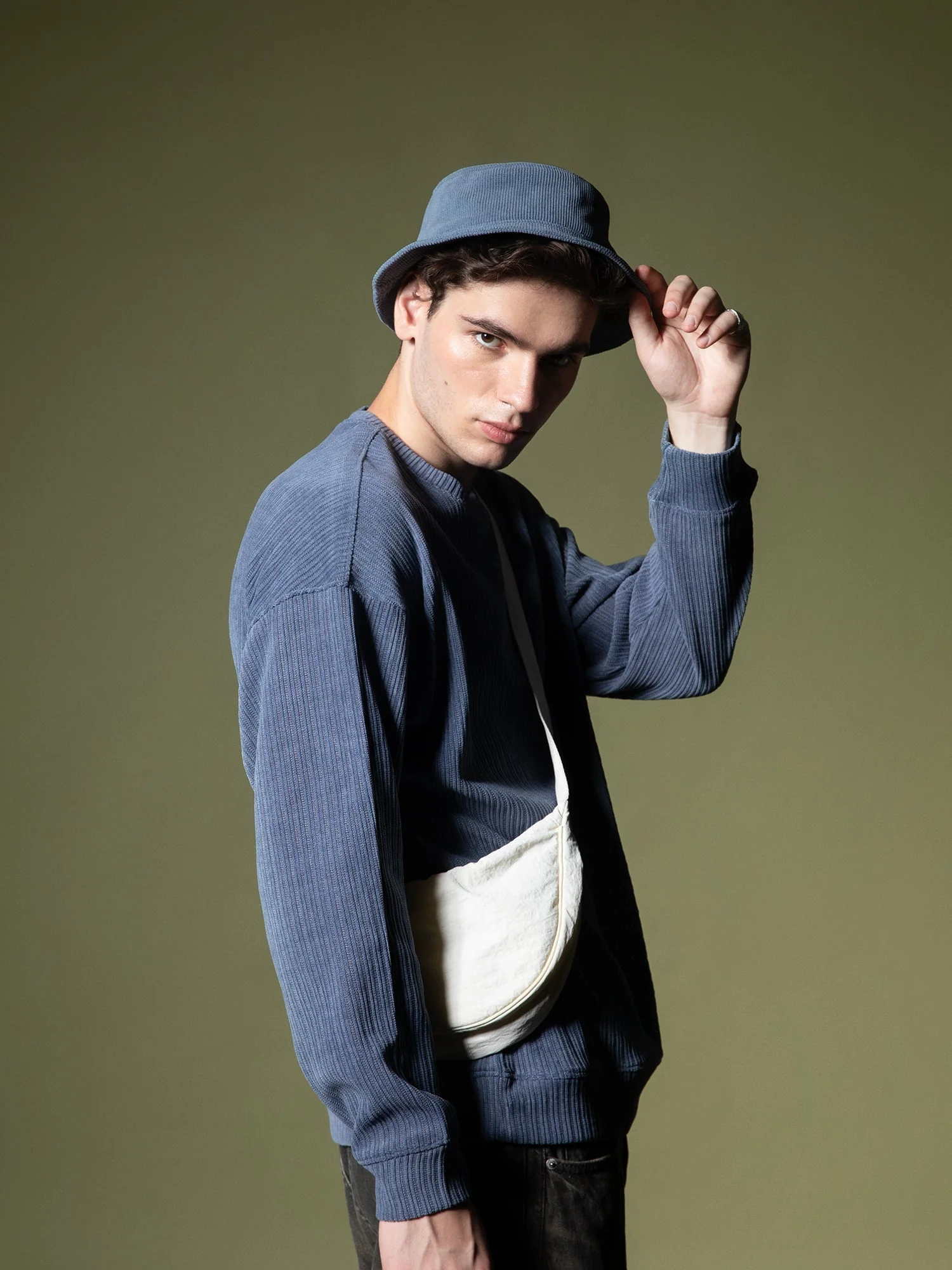 Woven texture sweatshirt - Image 30