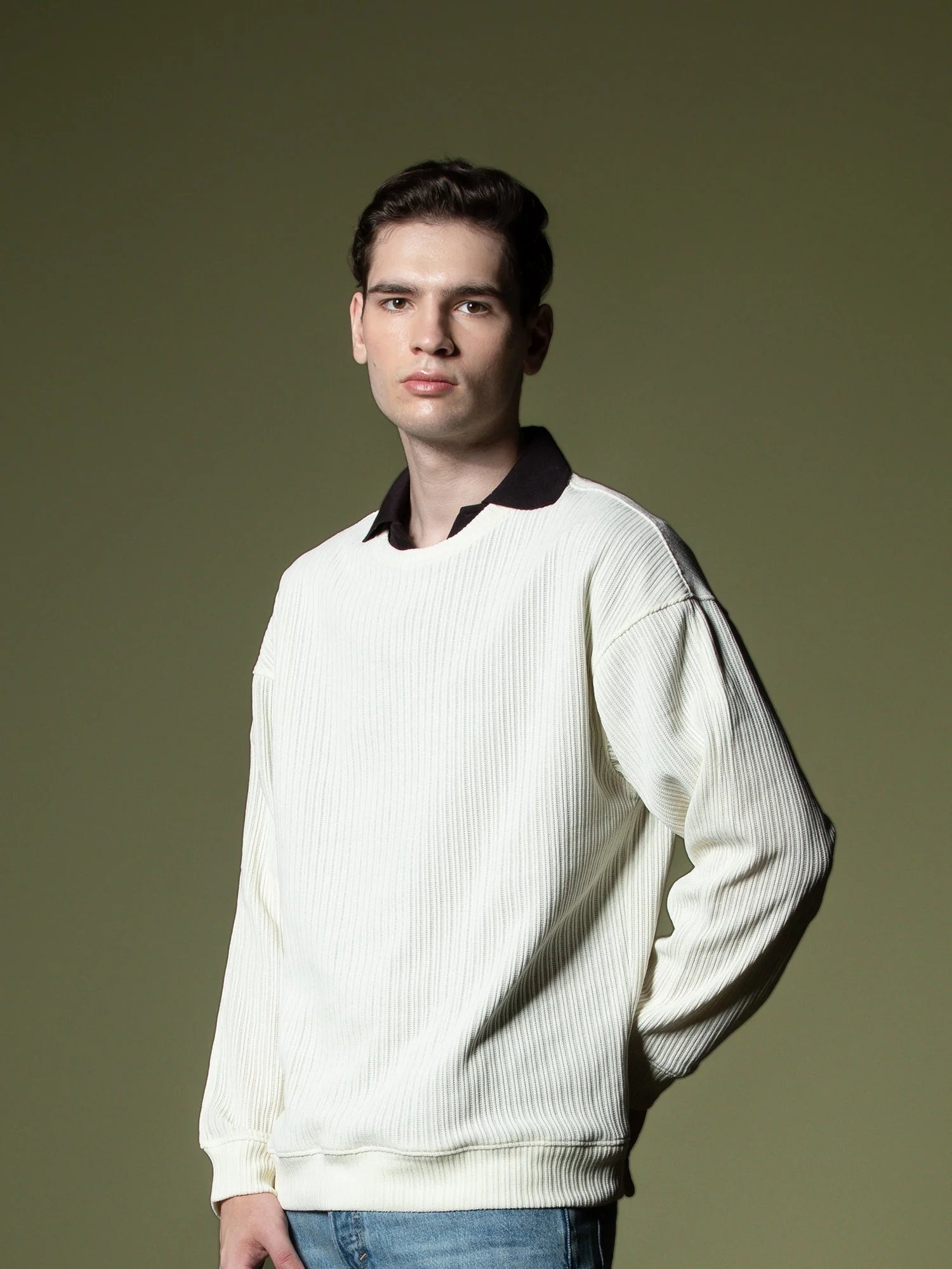 Woven texture sweatshirt - Image 51