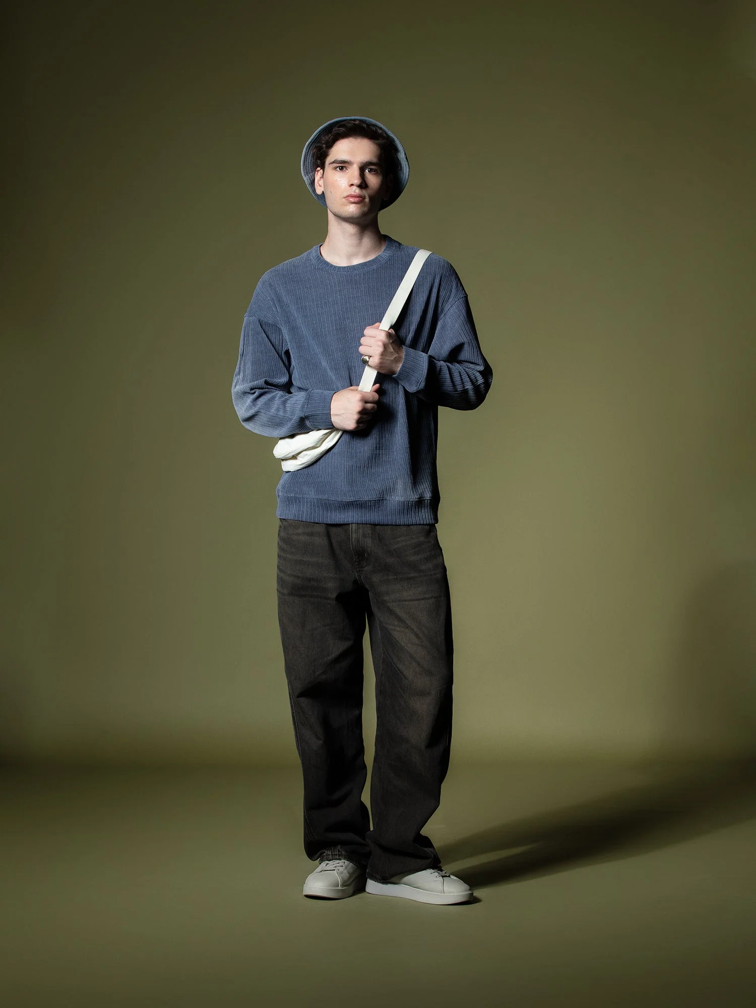 Woven texture sweatshirt - Image 5