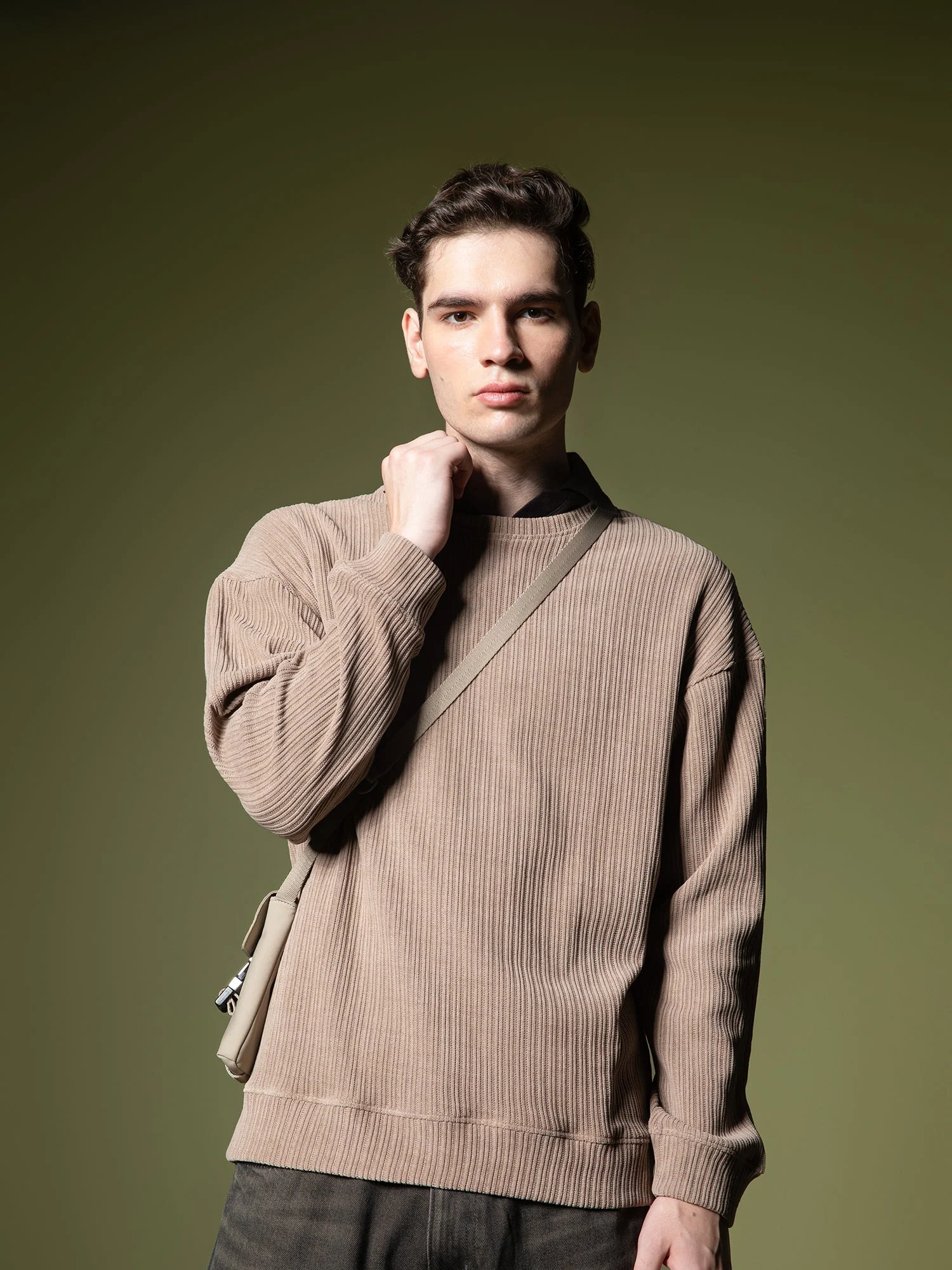 Woven texture sweatshirt - Image 55