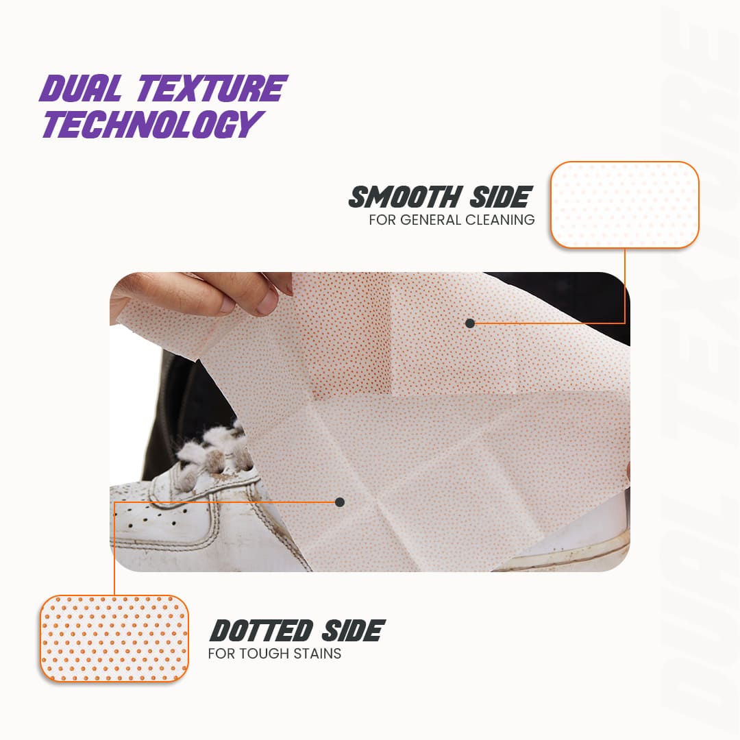 XL Shoe Cleaner Wipes | Sneaker Wipes (Pack of 24) - Image 8