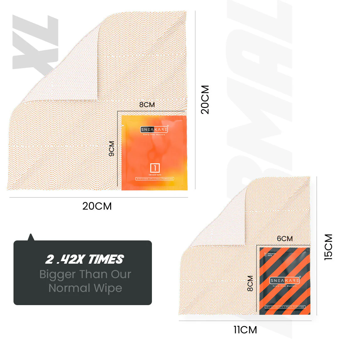 XL Shoe Cleaner Wipes | Sneaker Wipes (Pack of 24) - Image 9