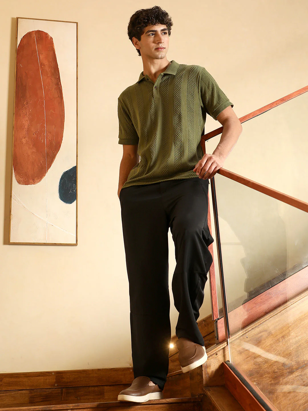 XYNG Bi-Panel Polo T-Shirt - Image 5