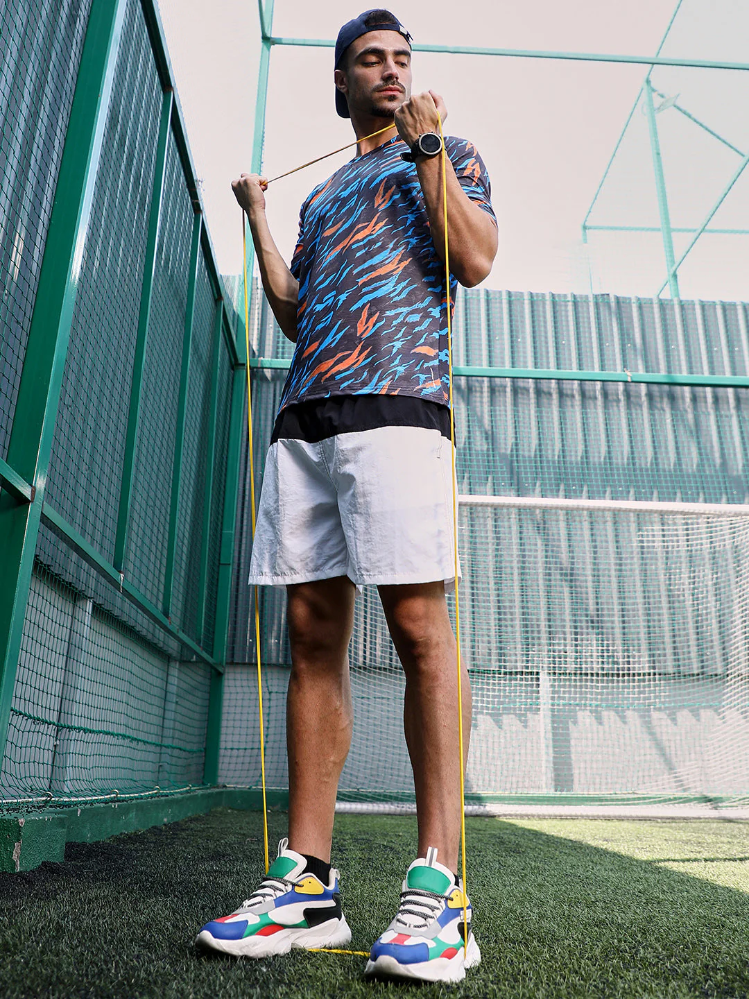 XYNG Block-Swirl Activewear T-Shirt - Image 6