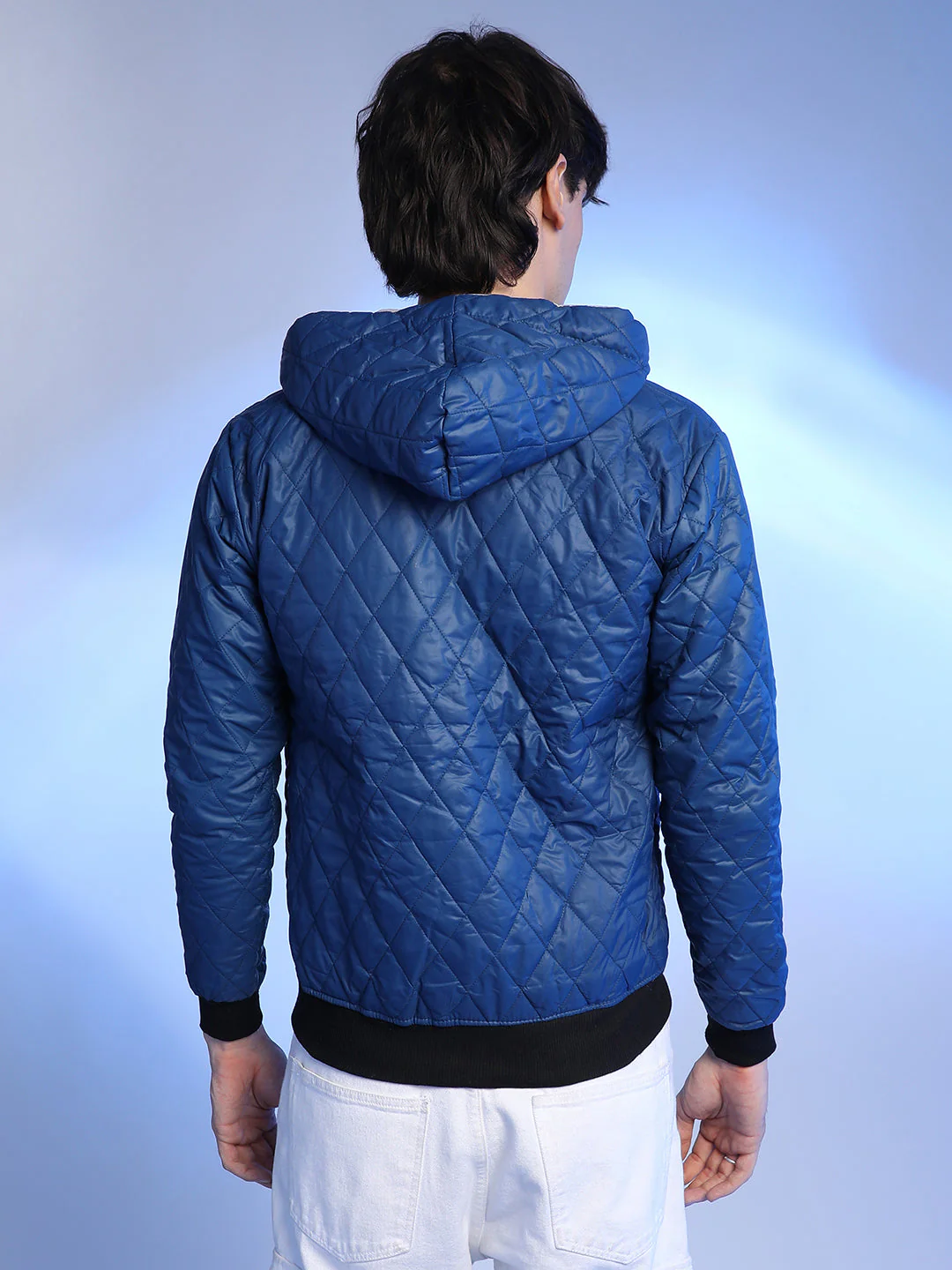 XYNG Rhombus-Quilted Bomber Jacket - Image 4