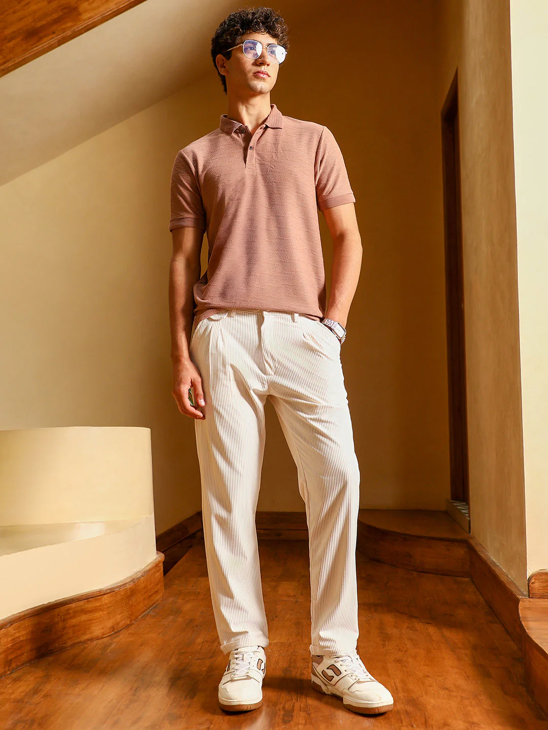 XYNG Spirit Weave Polo T-Shirt - Image 5
