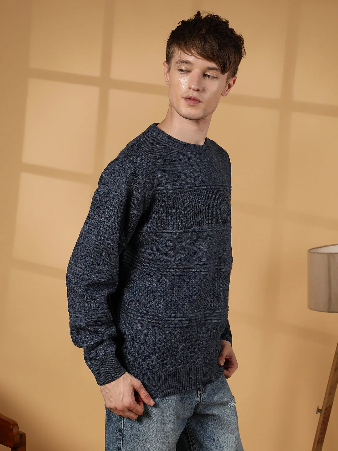 XYNG Textured-Knit Pullover Sweater - Image 3