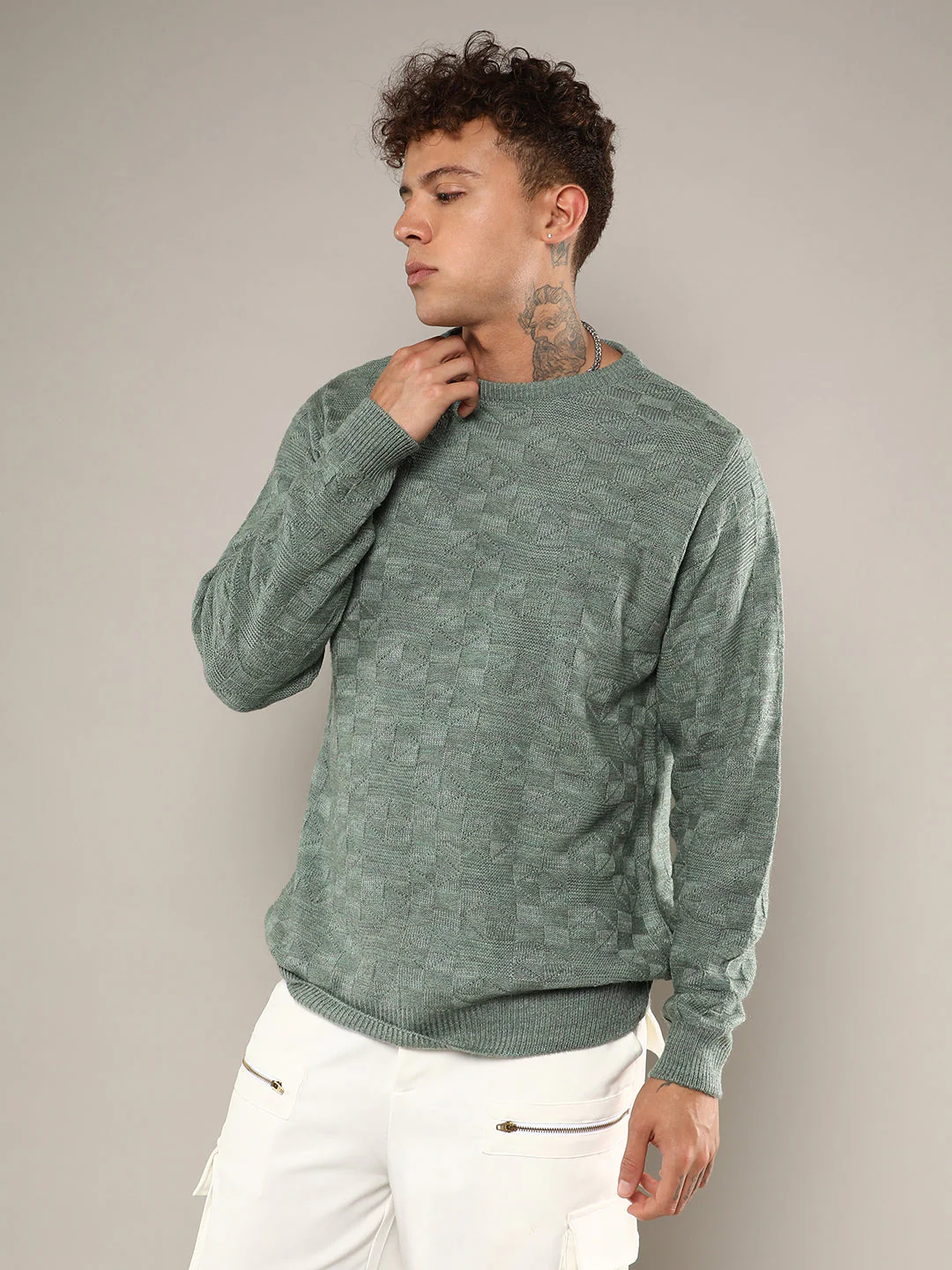 XYNG Textured Knit Sweater - Image 3