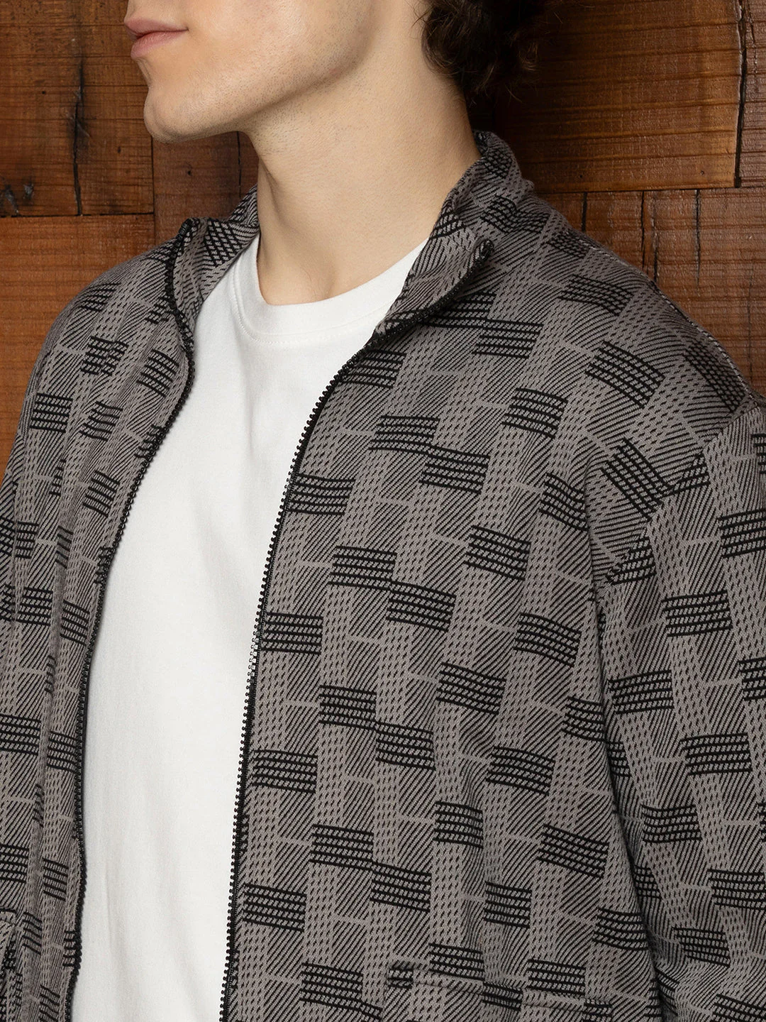XYNG Zip-Front Brick Jacket - Image 7