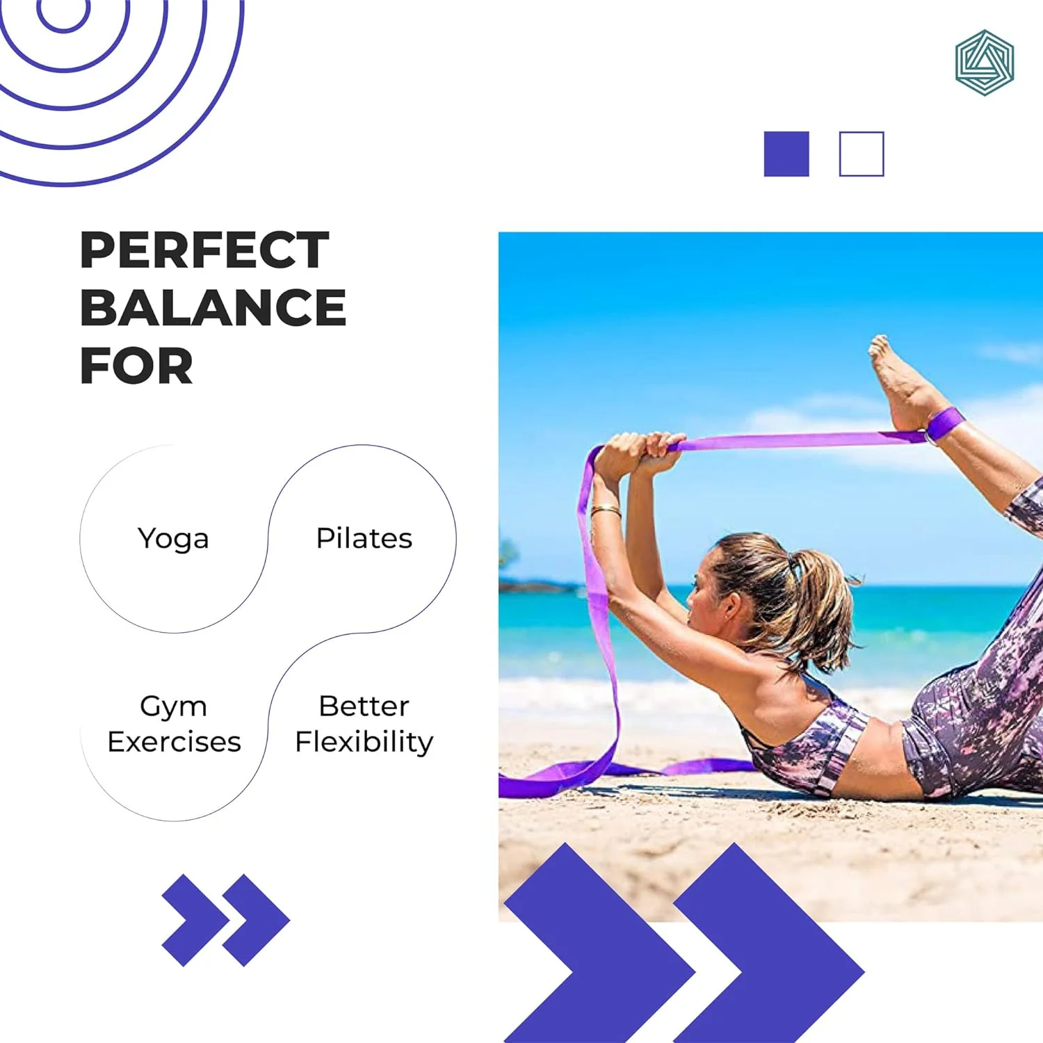 Yoga Strap/Belt for Workout-Exercise - Image 6