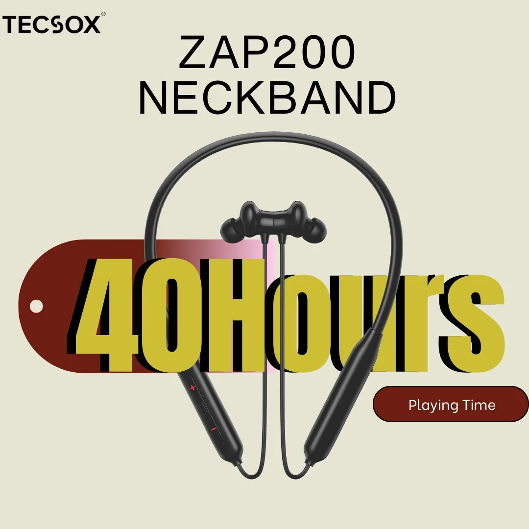 Zap200 Bluetooth Neckband | 40 Hr | High Bass | IPX Water Resistant - Image 8