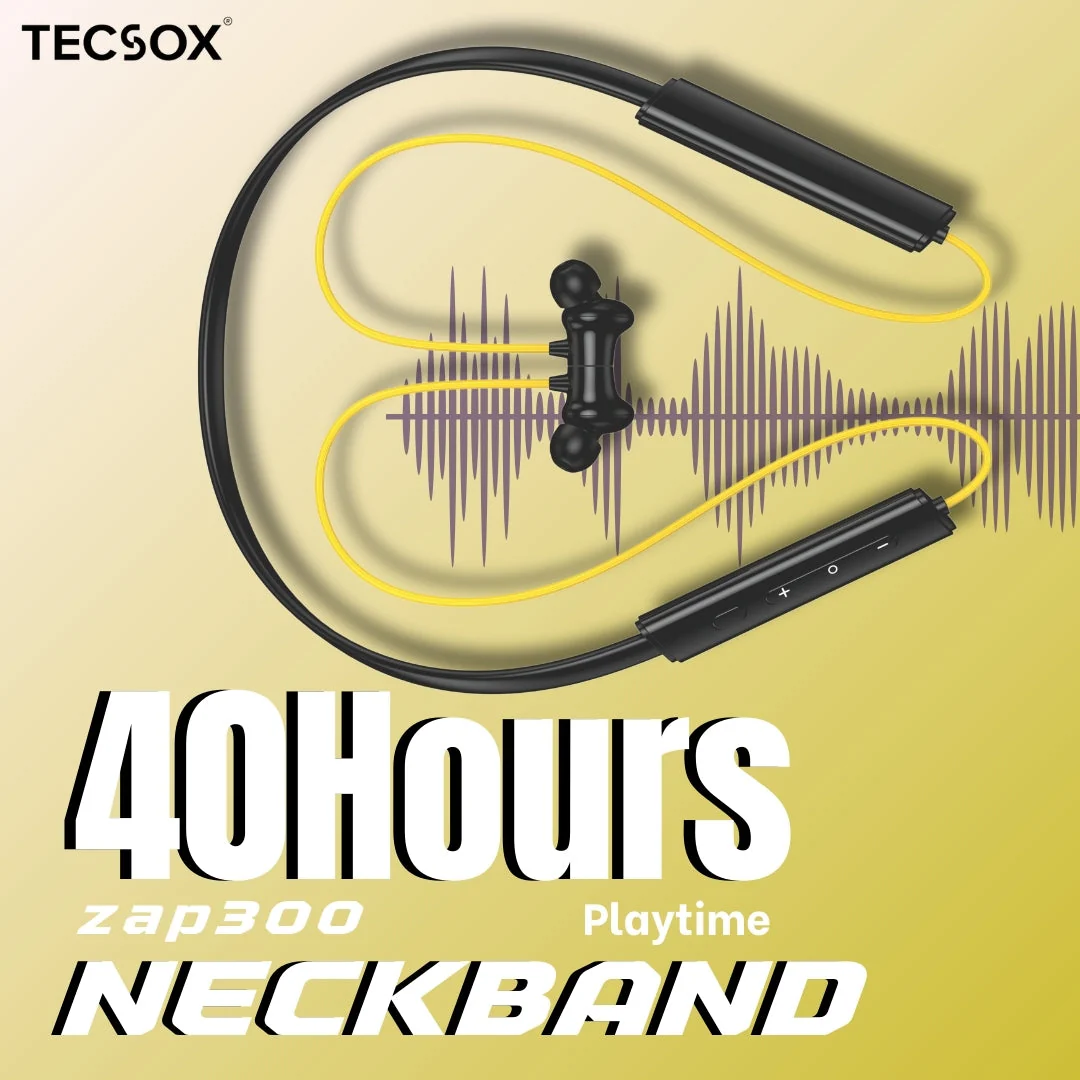 Zap300 Bluetooth Neckband | ENC | 40 Hr  | IPX Water Resistant - Image 6