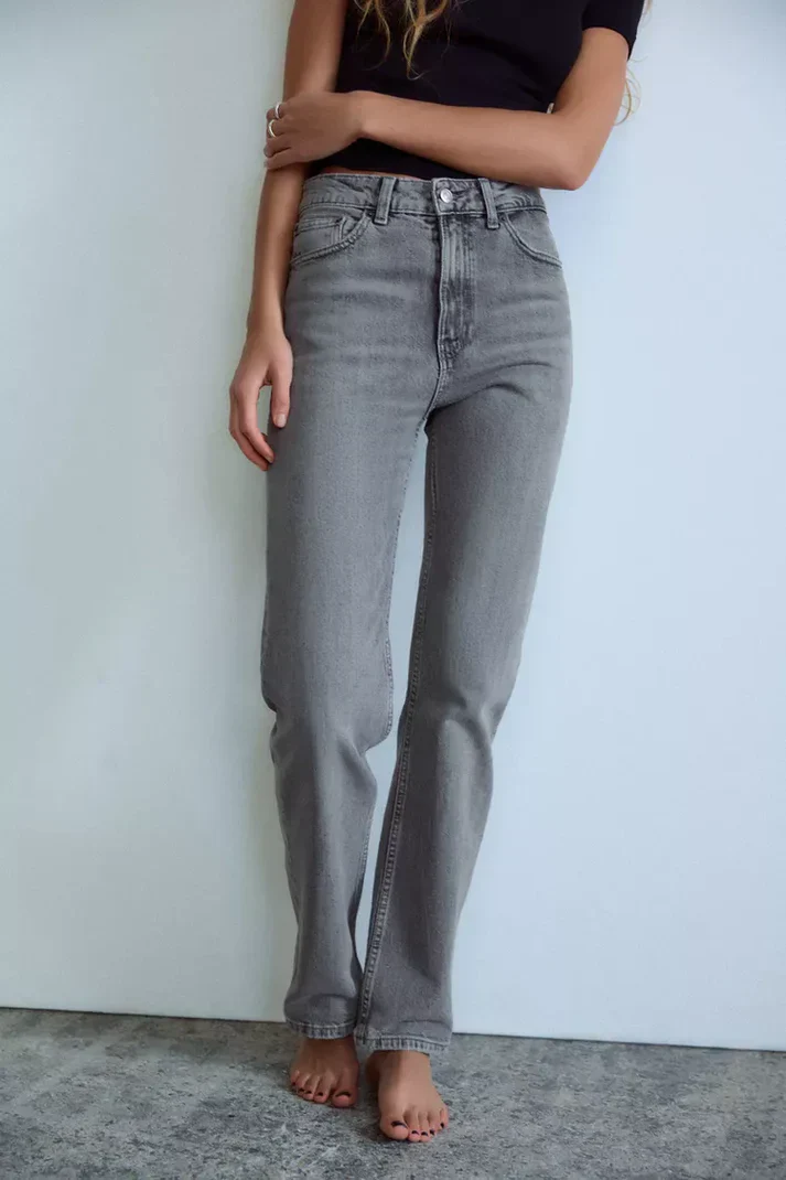 ZARA SURPLUS Grey straight fit Jeans - Image 4