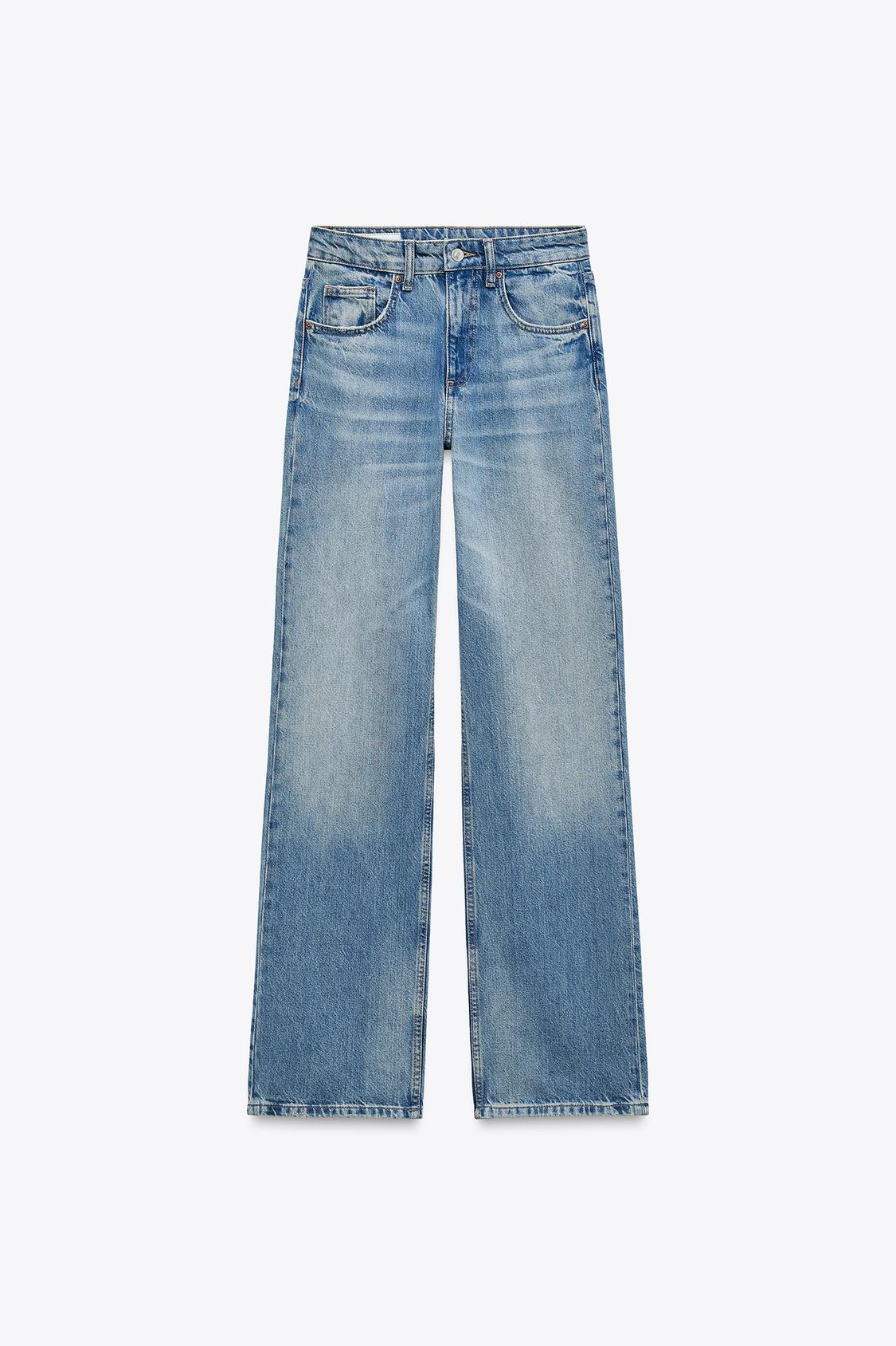 ZARA SURPLUS HIGH-RISE WIDE-LEG TRF JEANS - Image 4