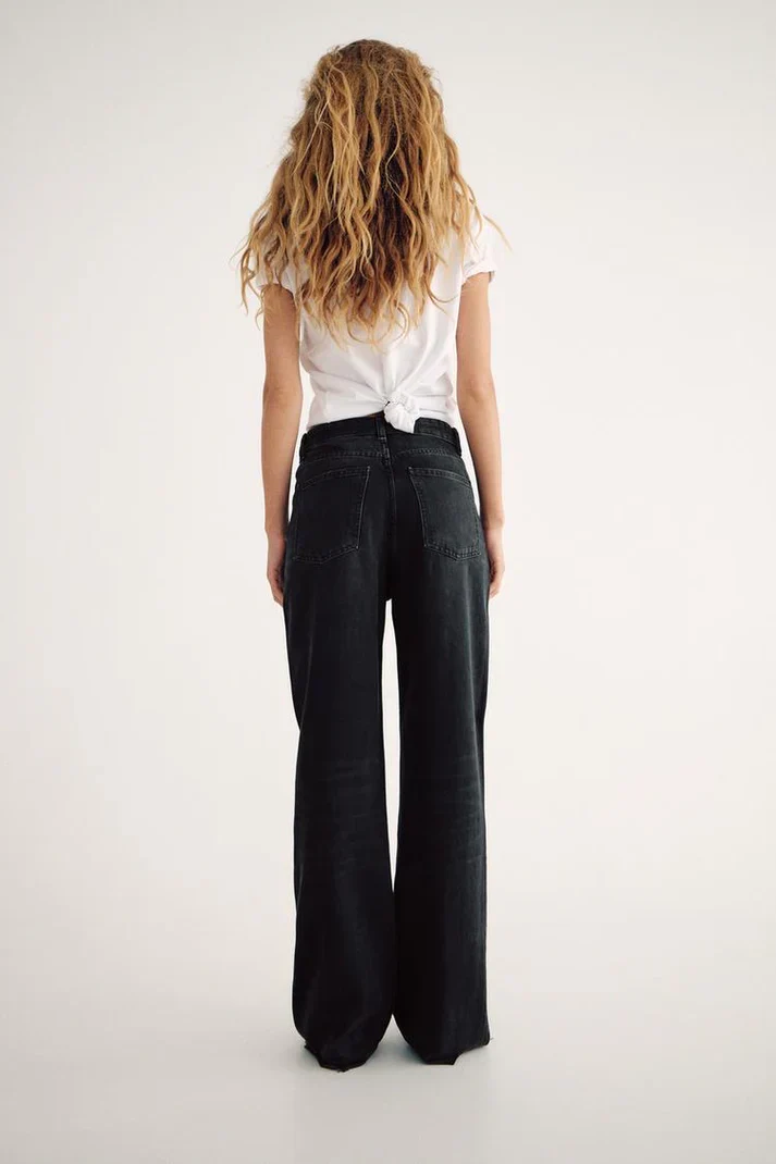 ZARA SURPLUS Highrise Black straightfit Jeans - Image 3