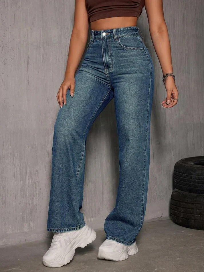 ZARA SURPLUS Vintage Highwaist straight fit Jeans tint blue - Image 3