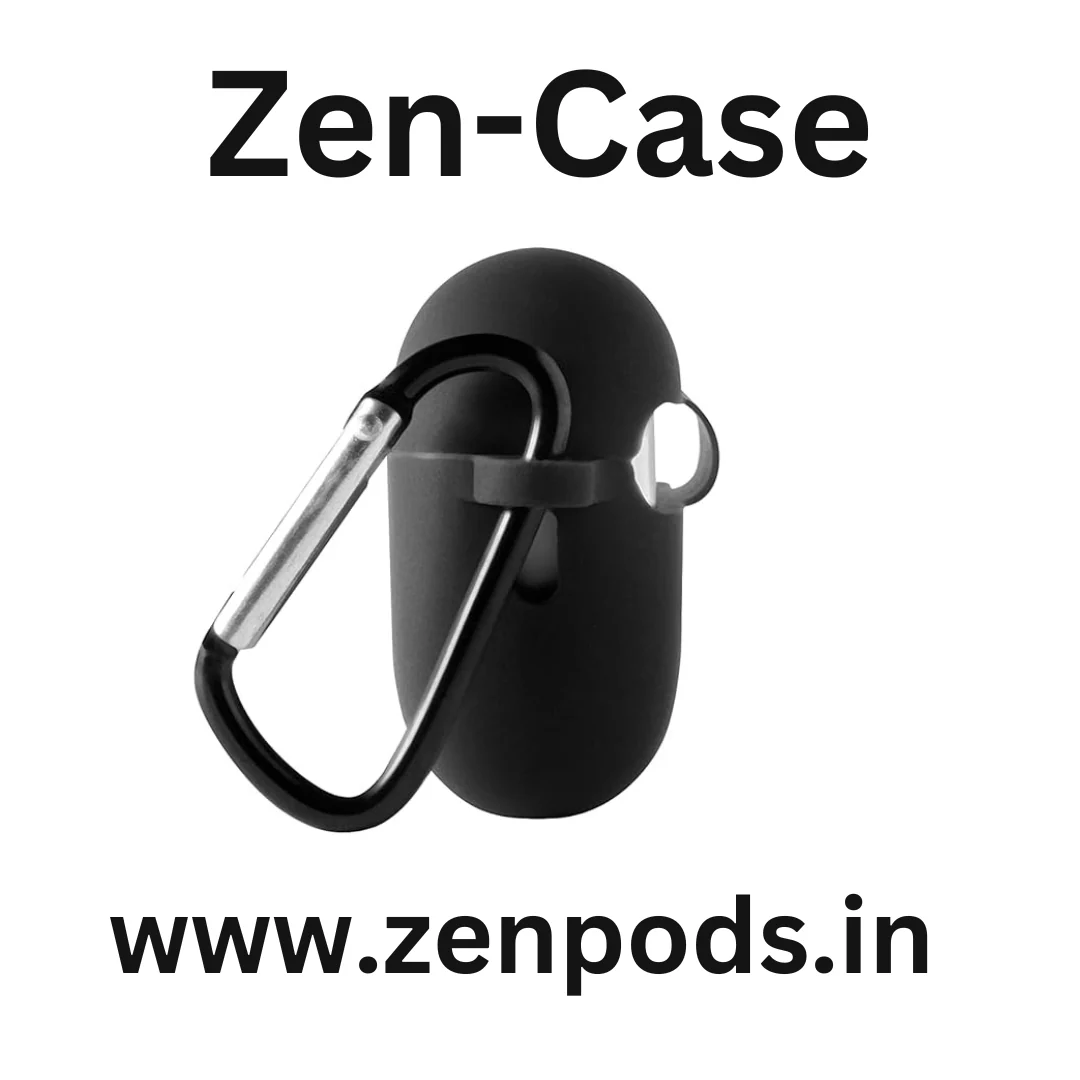 Zen-Case Silicon Cover + Triple Layer Shock Absorbing Protection + Keychain mount for Zenpods Pro 2 - Image 3