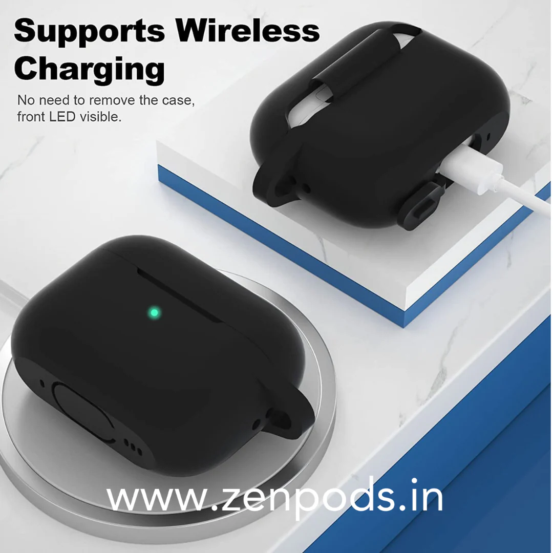 Zen-Case Silicon Cover + Triple Layer Shock Absorbing Protection + Keychain mount for Zenpods Pro 2 - Image 5
