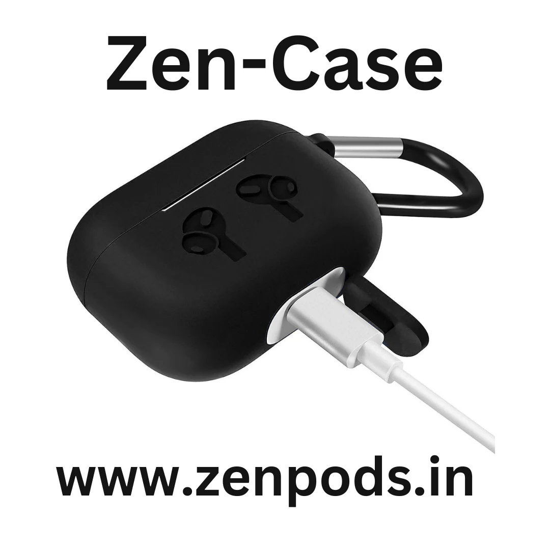Zen-Case Silicon Cover + Triple Layer Shock Absorbing Protection + Keychain mount for Zenpods Pro 2 - Image 7