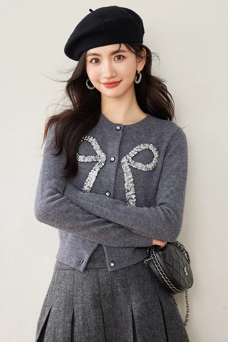 Zimame Bow Sweater - Image 3