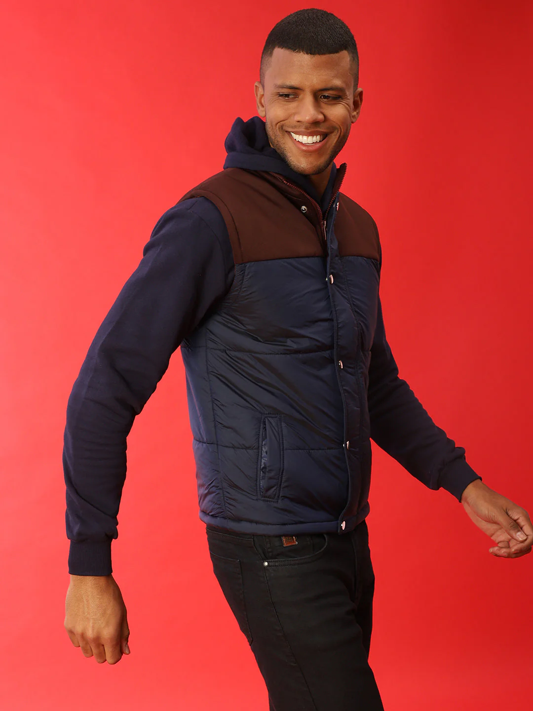Zip-Front Puffer Jacket With Insert Pocket - Image 4