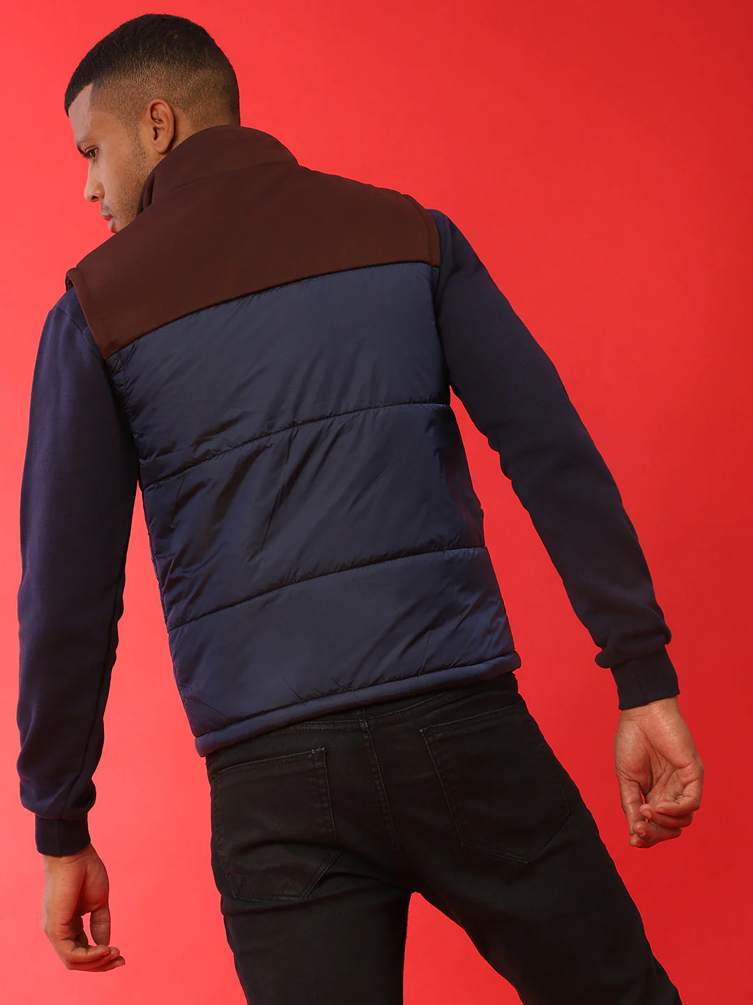 Zip-Front Puffer Jacket With Insert Pocket - Image 5