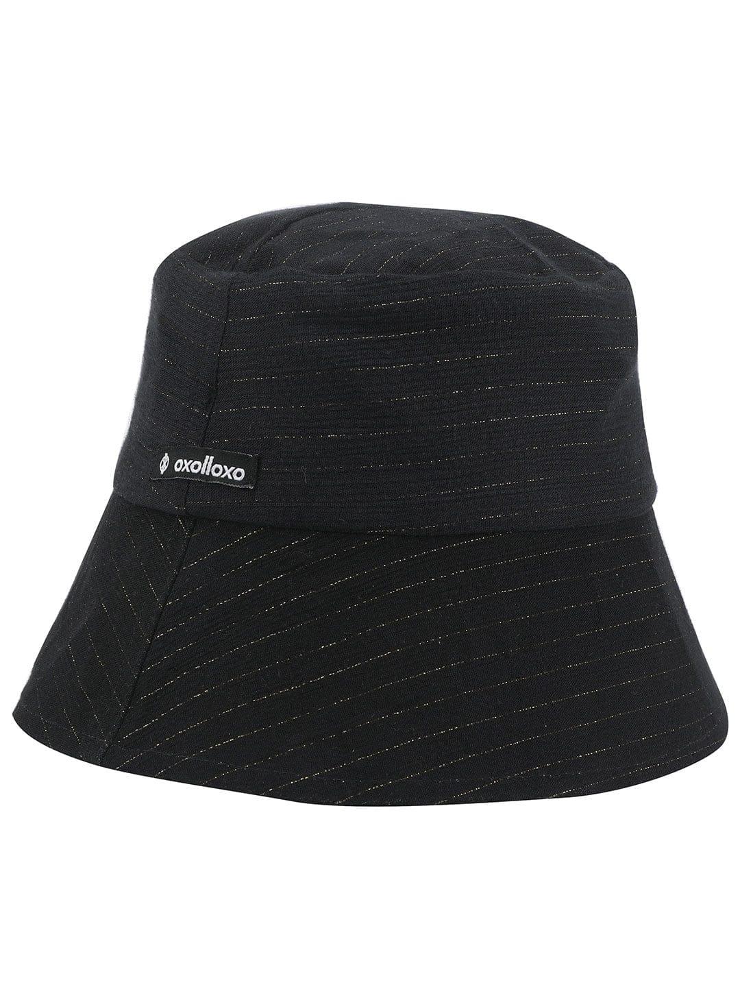Zip Zap Solid Black Reversible Women Hat For Fashion - Image 2