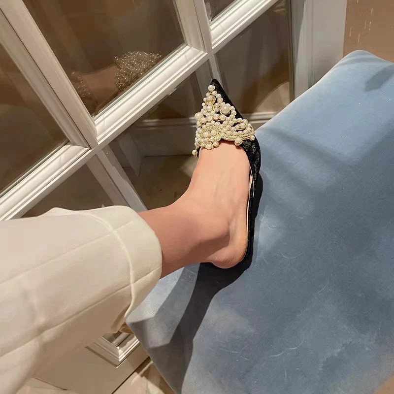 Zoey Luxe Beaded Mules - Image 7