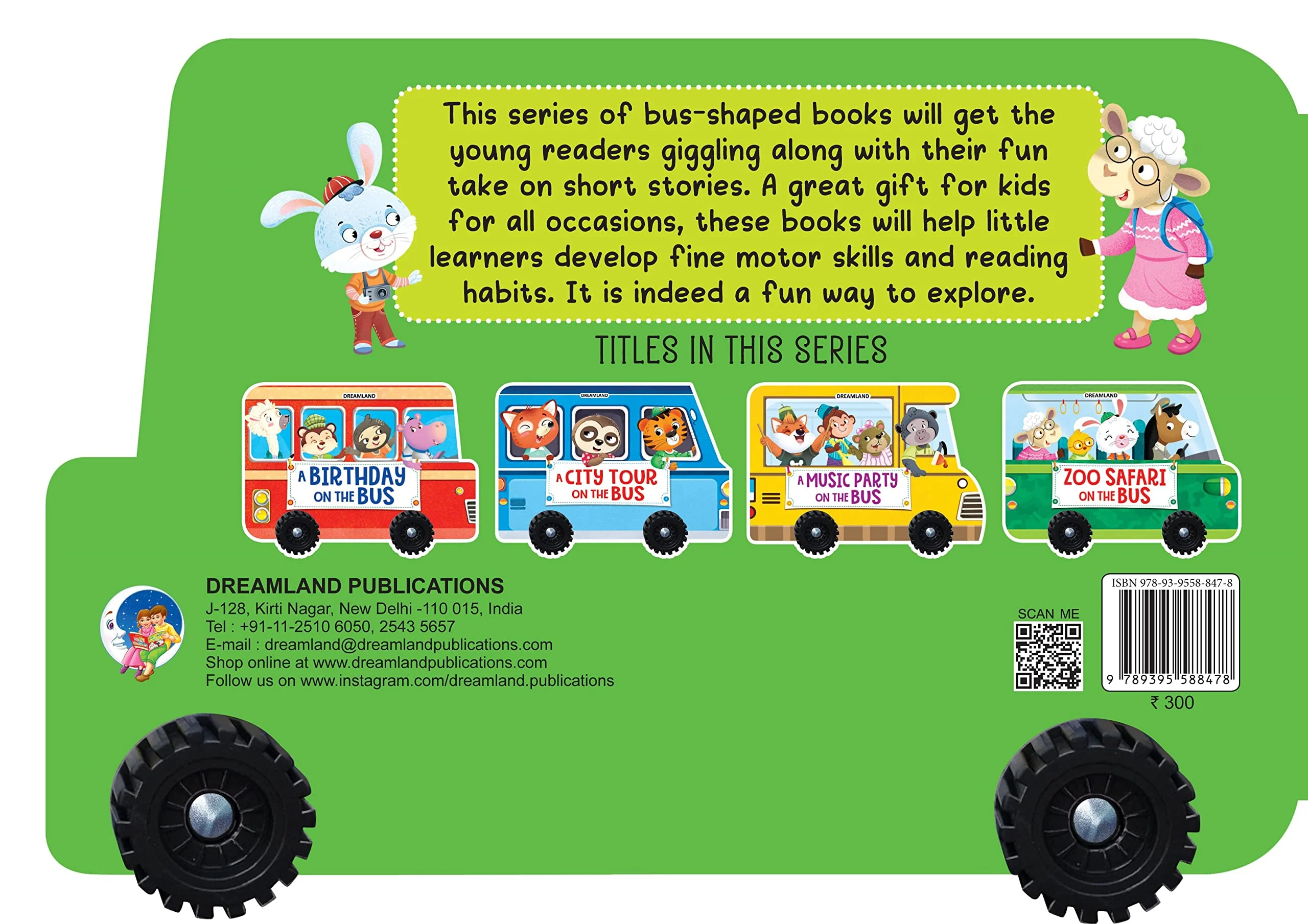 Zoo Safari on the Bus- A Shaped Picture Board book with Wheels - Image 8
