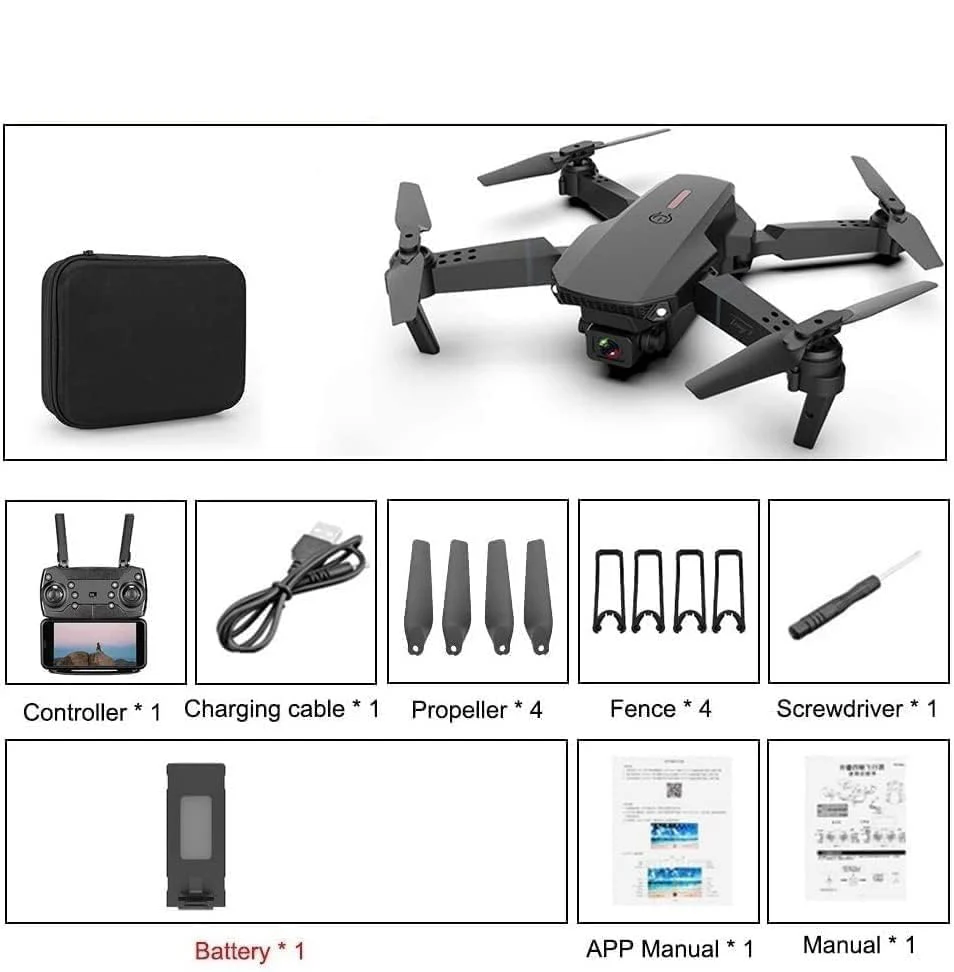 ZoomX: Foldable Drone with WiFi Camera - Image 2