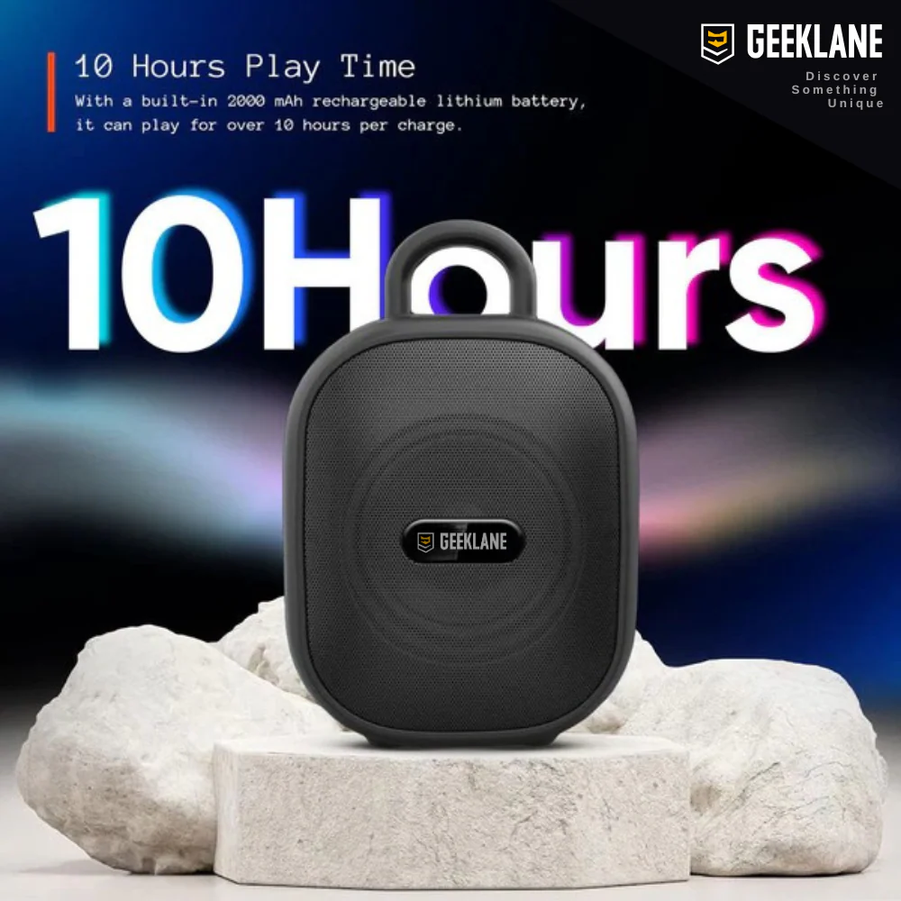 Zordaar: 10W Wireless Bluetooth Party Speaker with Deep Bass & crisp treble, TWS Pairing, RGB Mood Light, BT v5.3 & Mic & 10Hrs Playtime - Image 2